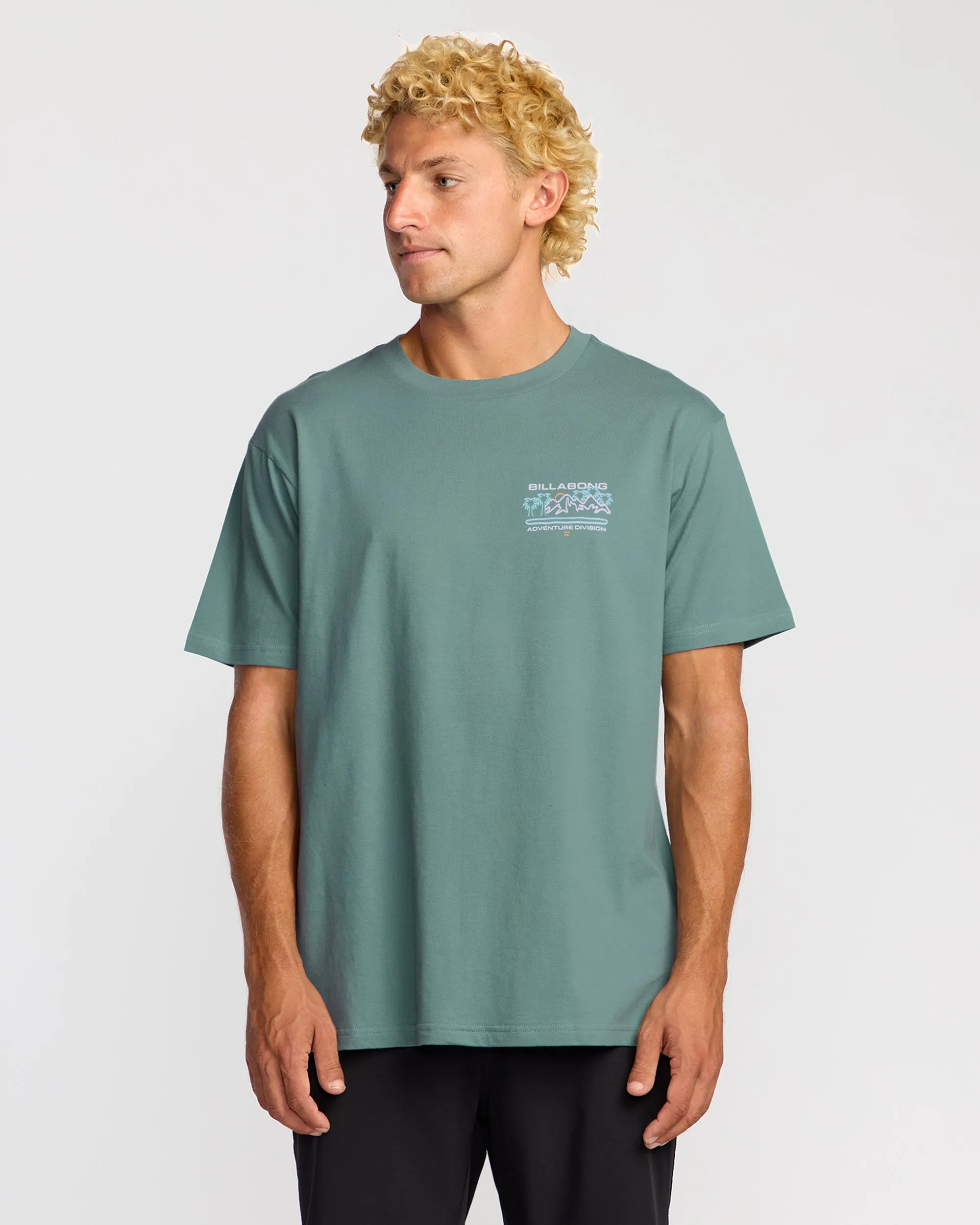 Coastal Range A/Div Short Sleeve T-Shirt - Sea Blue sold by Billabong