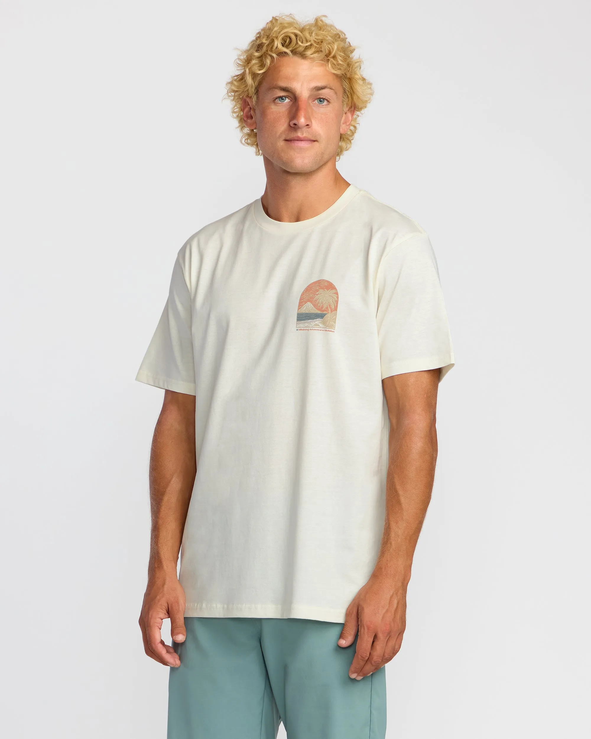Coastal Range A/Div Short Sleeve T-Shirt - Off White sold by Billabong product image thumbnail 3