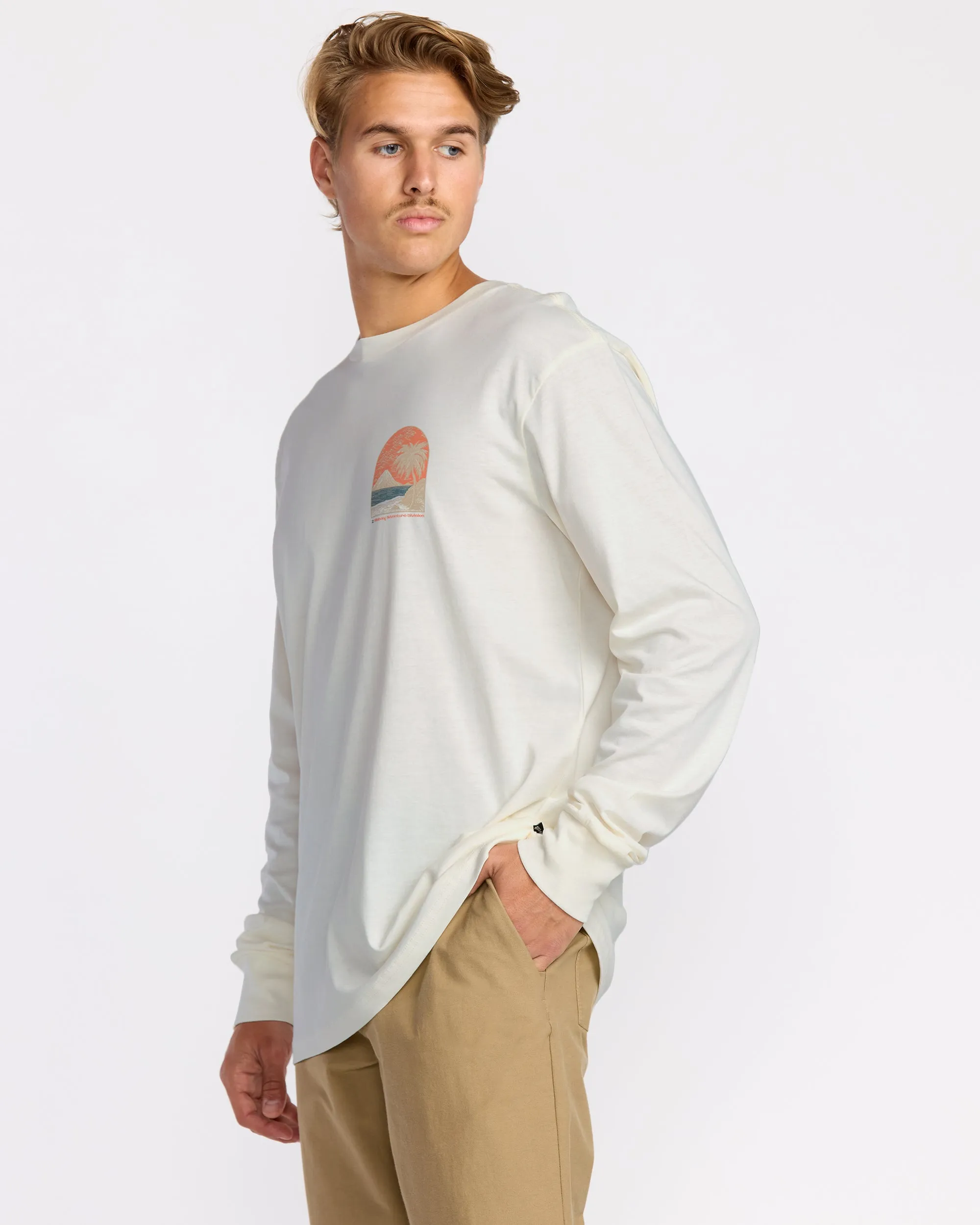 Coastal Range A/Div Long Sleeve T-Shirt - Off White sold by Billabong product image thumbnail 3