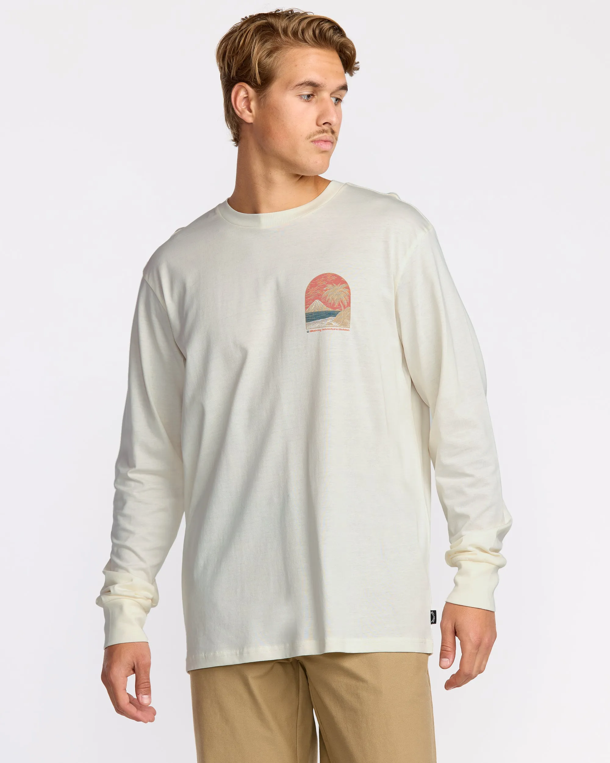 Coastal Range A/Div Long Sleeve T-Shirt - Off White sold by Billabong