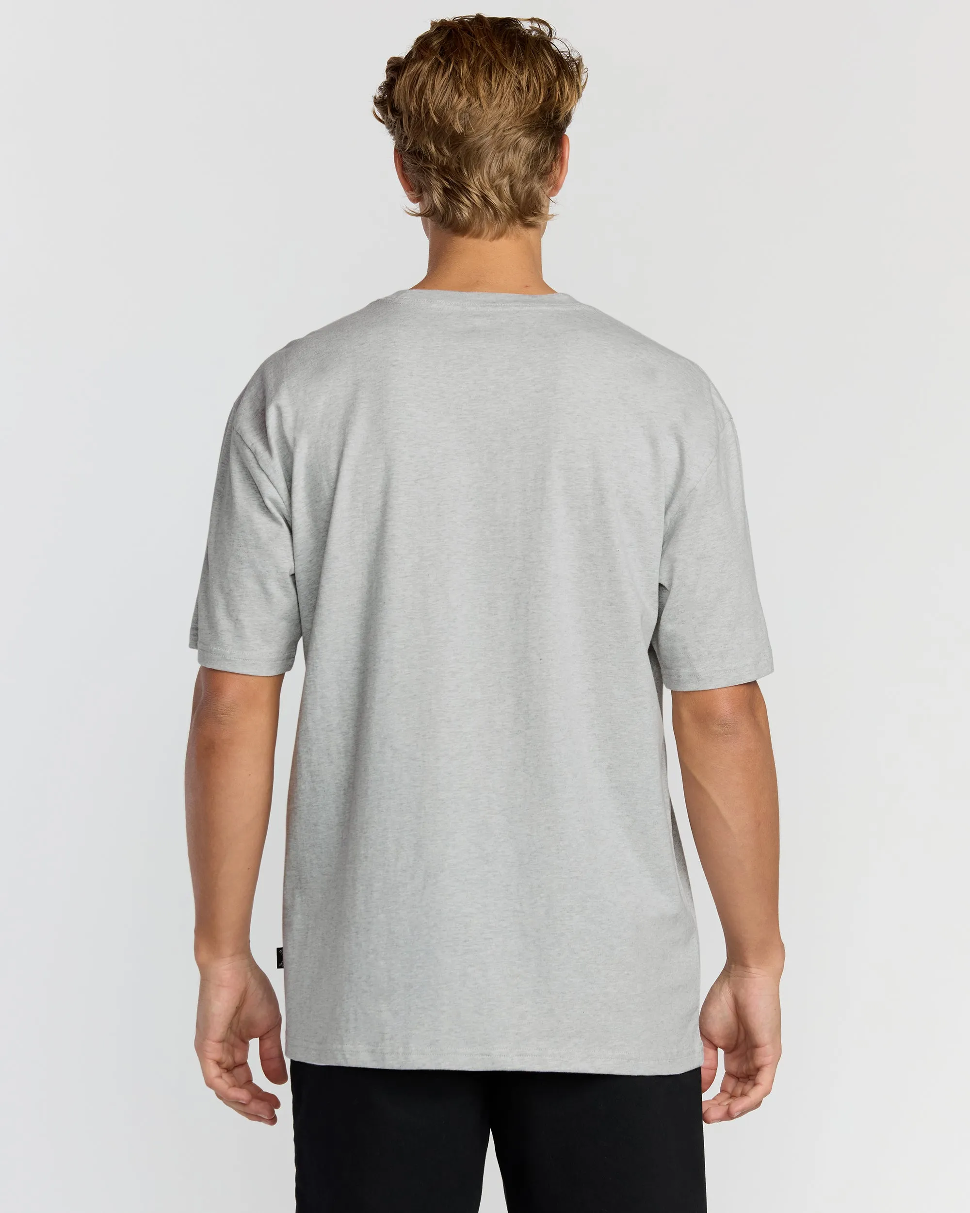 Bracket Hi Regular Short Sleeve T-Shirt - Heather Grey sold by Billabong product image thumbnail 2