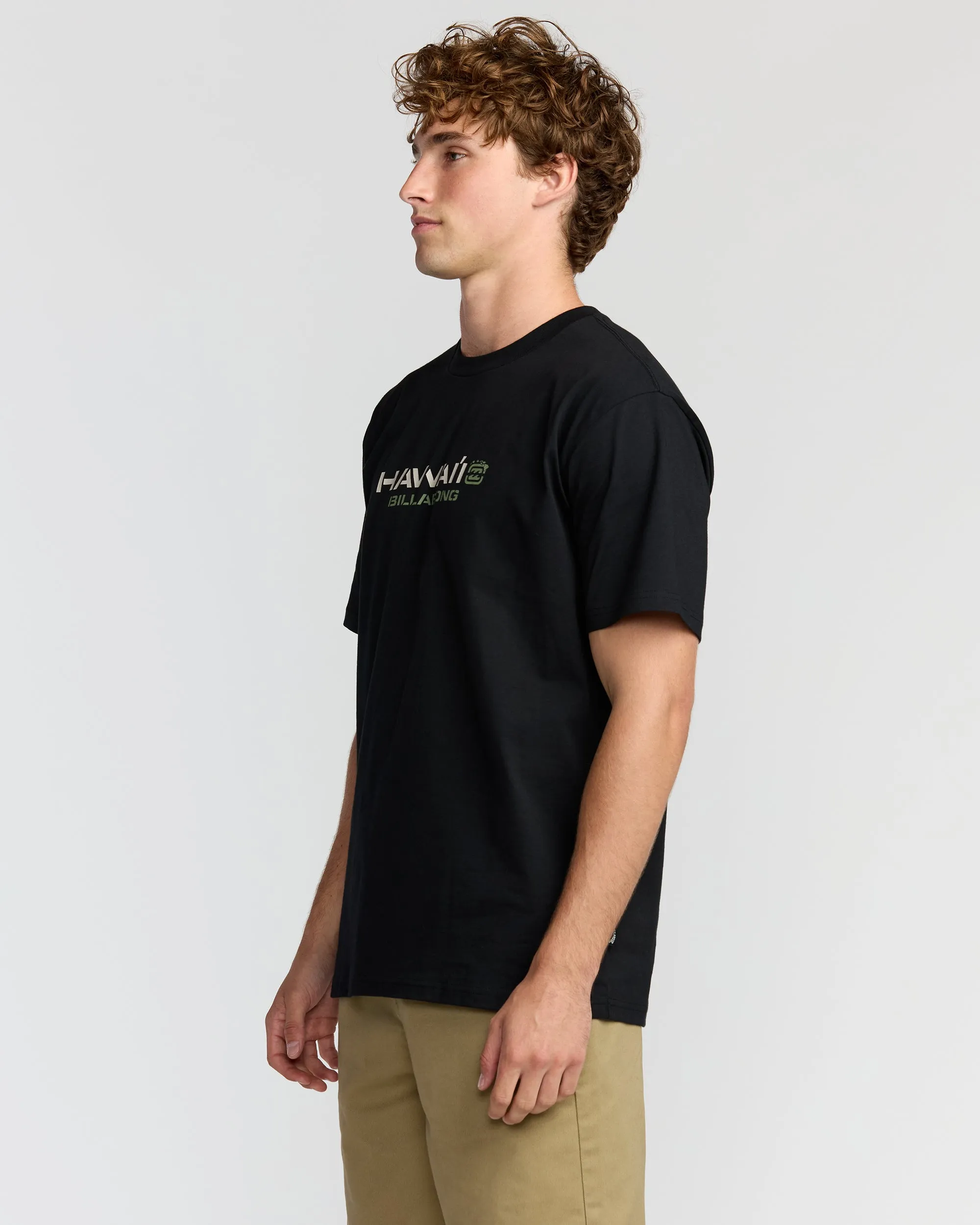 Bracket Hi Regular Short Sleeve T-Shirt - Black sold by Billabong product image thumbnail 3
