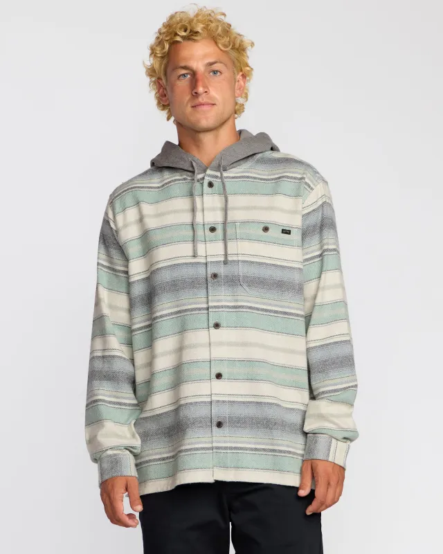 Baja Long Sleeve Flannel Shirt - Oatmeal sold by Billabong