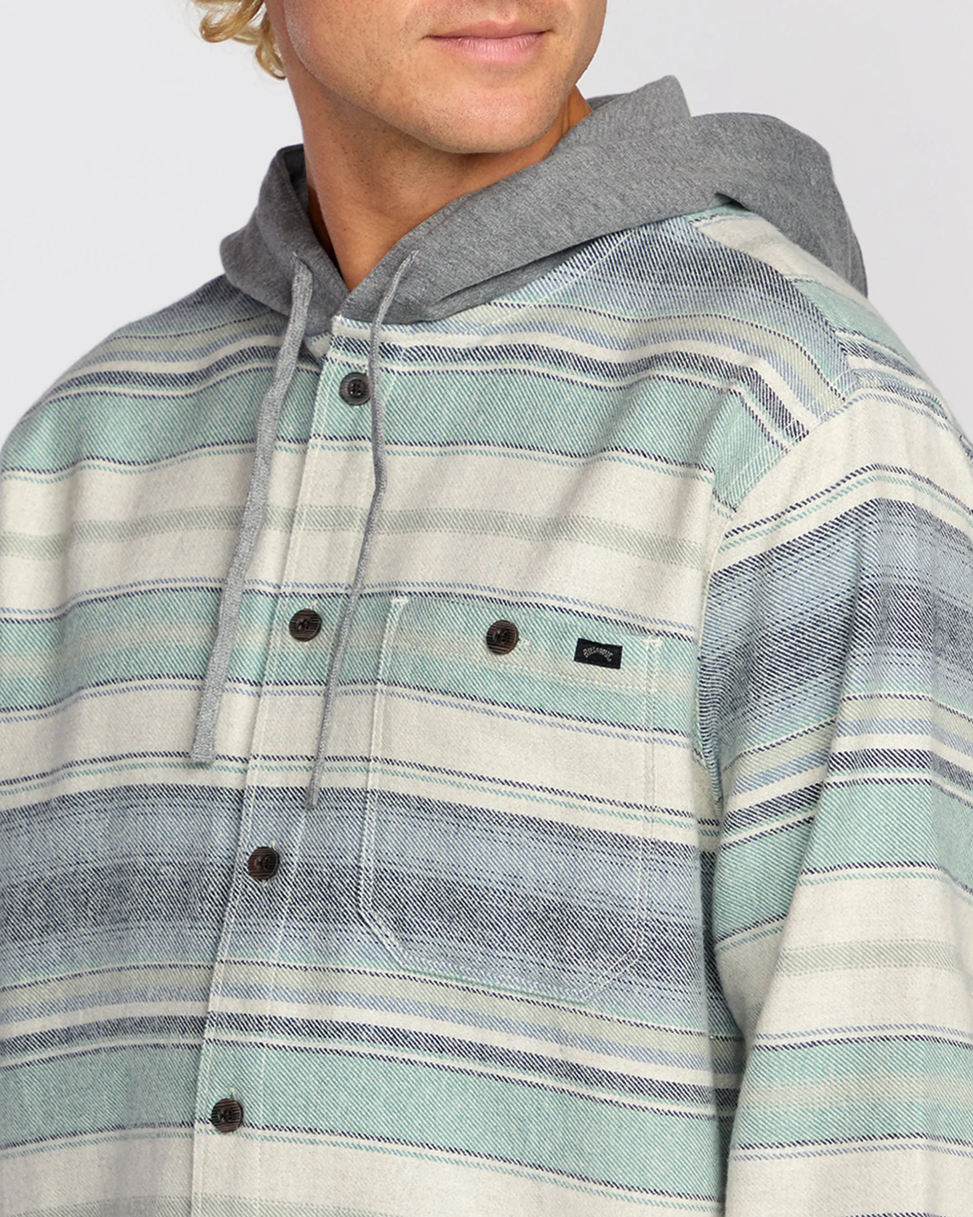 Baja Long Sleeve Flannel Shirt - Oatmeal sold by Billabong product image thumbnail 5