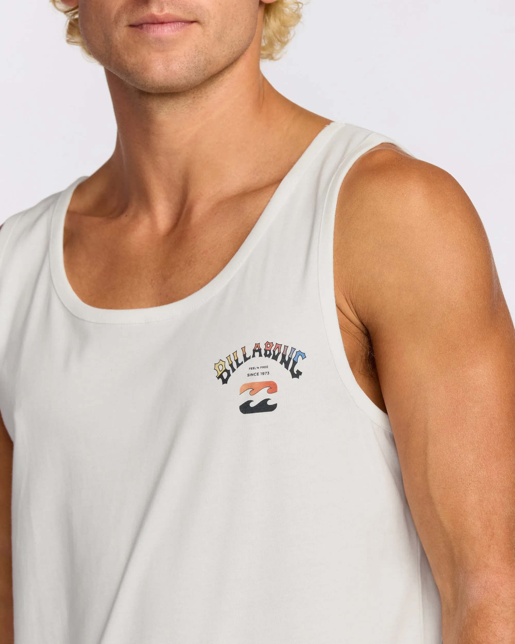 Arch Fade Tank - Off White sold by Billabong product image thumbnail 5