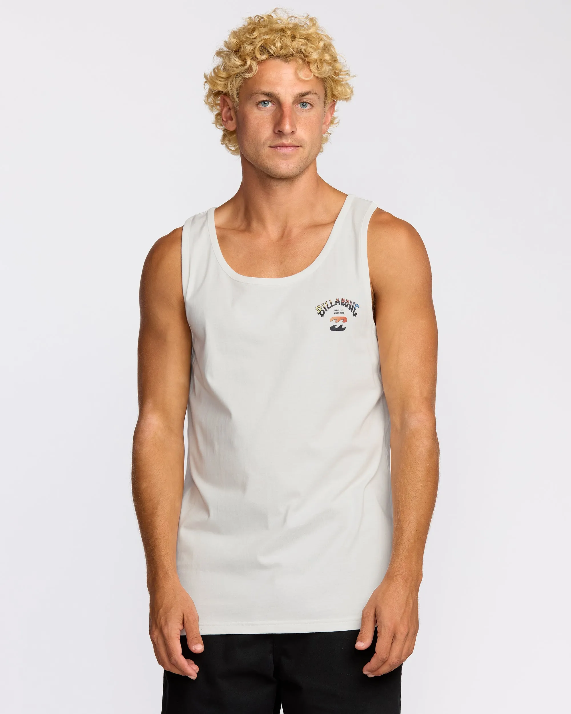 Arch Fade Tank - Off White sold by Billabong