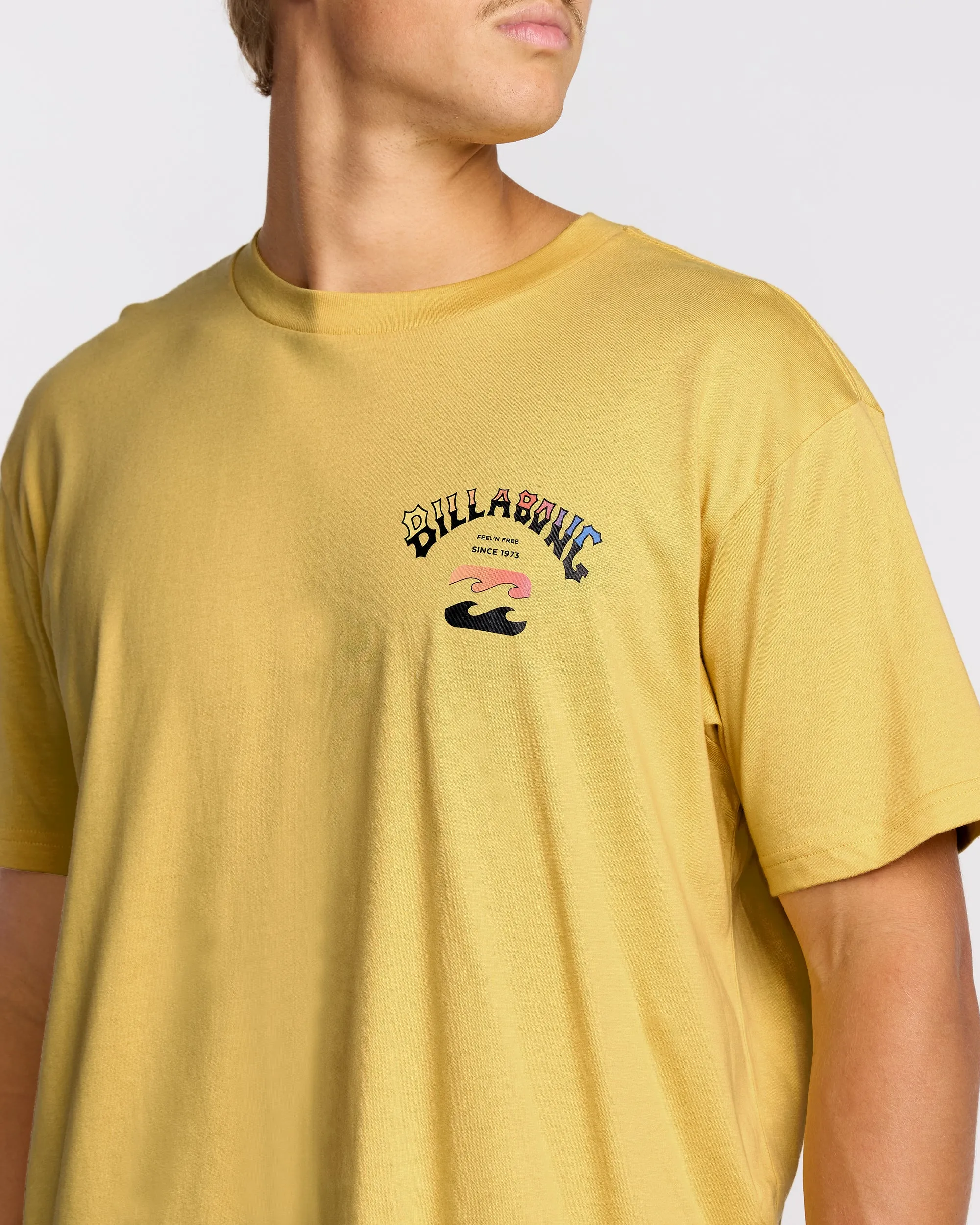 Arch Fade Premium Short Sleeve T-Shirt - Dust Yellow sold by Billabong product image thumbnail 5