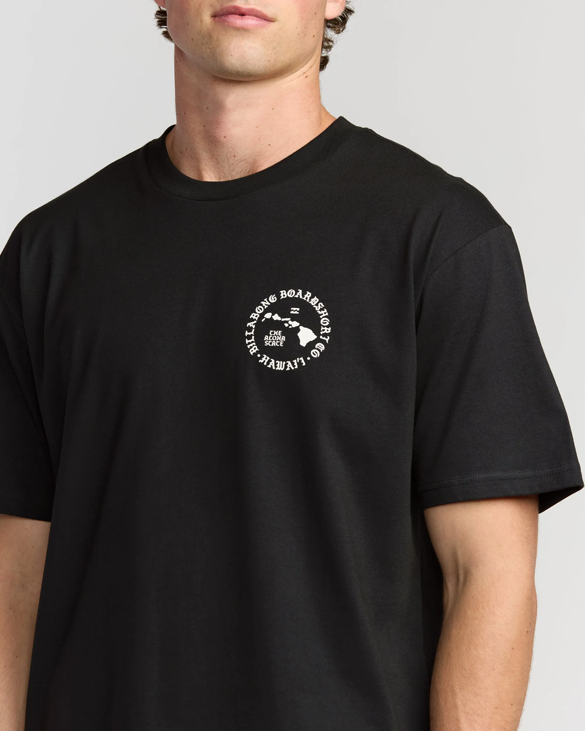 Aloha Island Hi Regular Short Sleeve T-Shirt - Washed Black sold by Billabong product image thumbnail 5