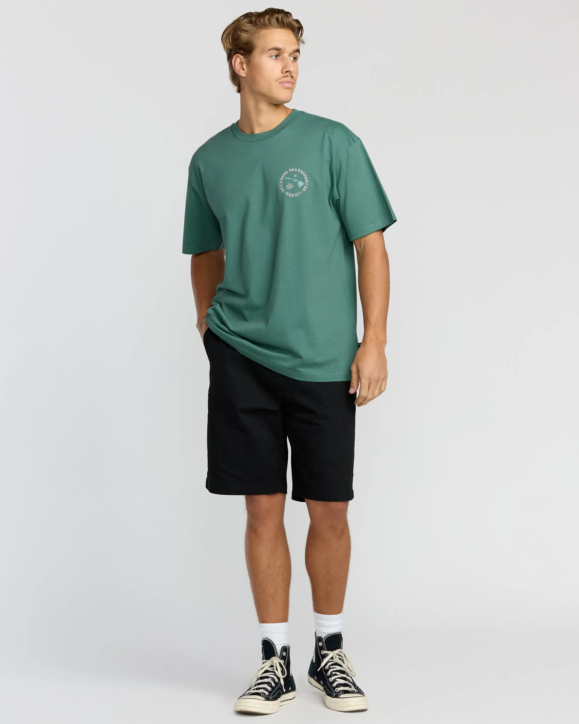 Aloha Island Hi Regular Short Sleeve T-Shirt - Sage Green sold by Billabong product image thumbnail 4