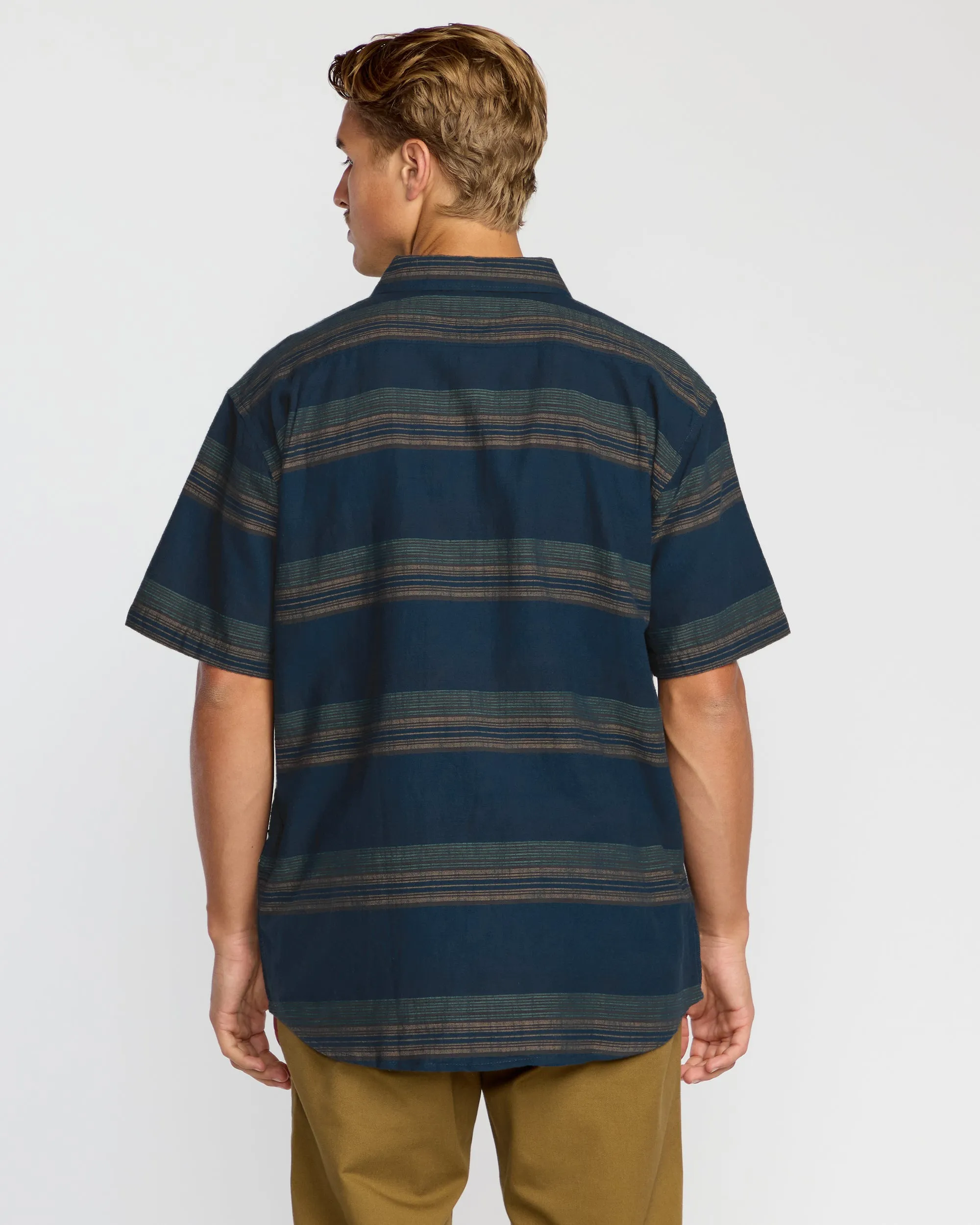 All Day Stripe Short Sleeve Shirt - Midnight sold by Billabong product image thumbnail 2