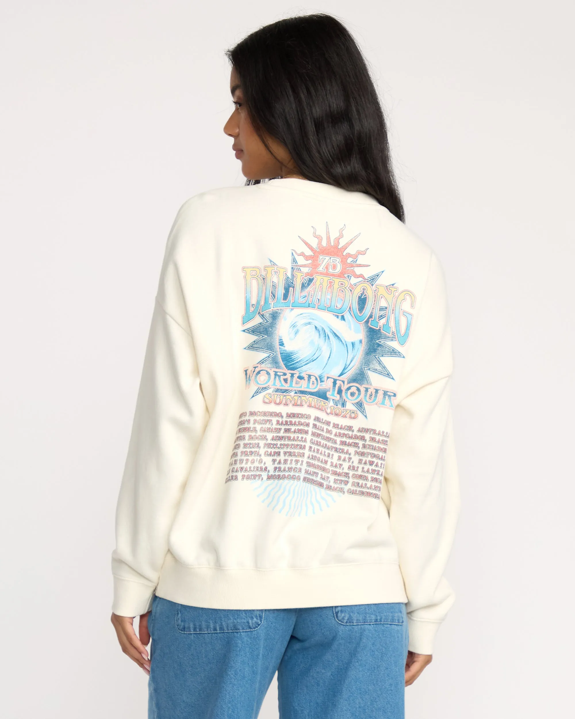 Echo Crewneck Sweatshirt - Salt Crystal sold by Billabong product image thumbnail 2