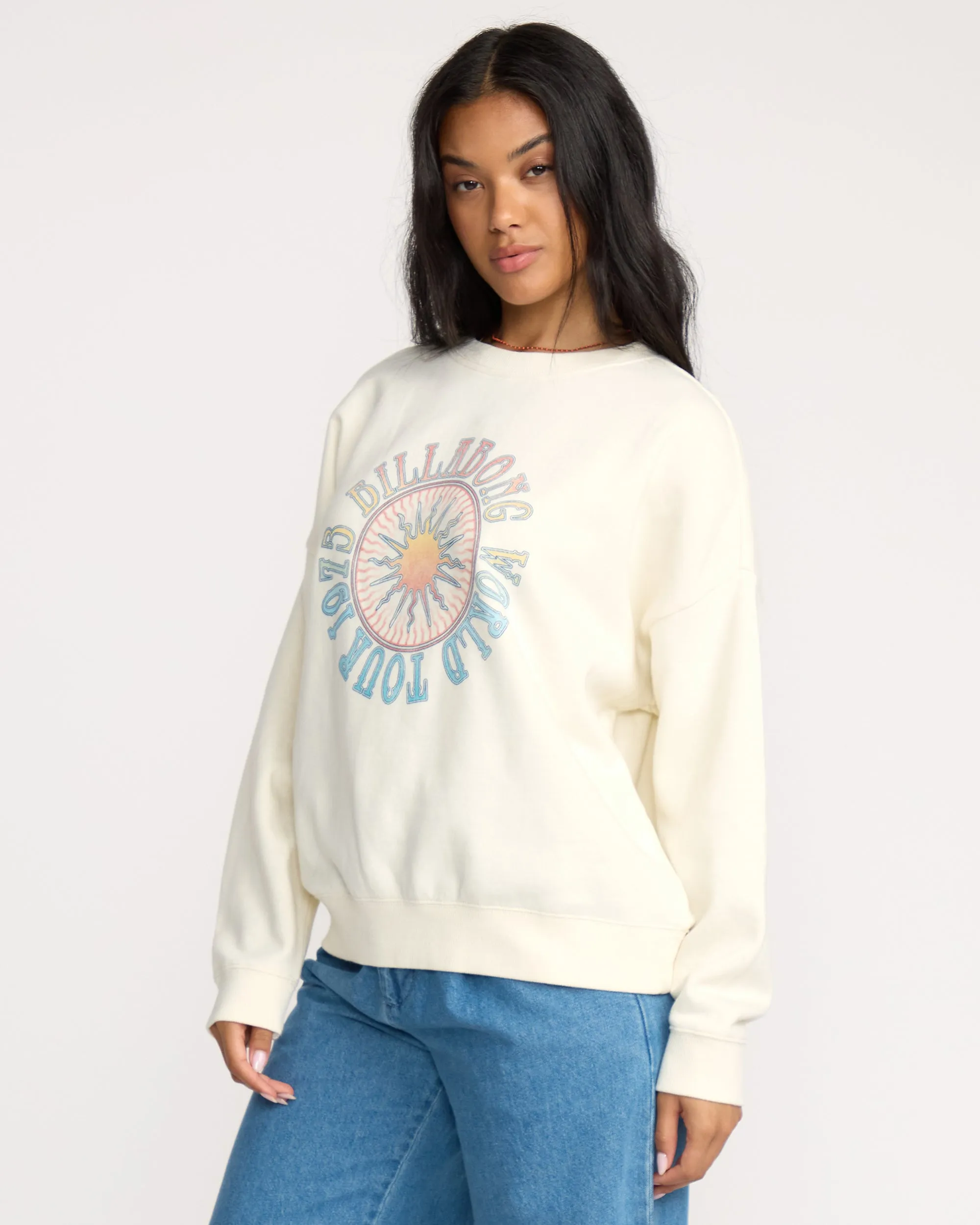 Echo Crewneck Sweatshirt - Salt Crystal sold by Billabong product image thumbnail 3