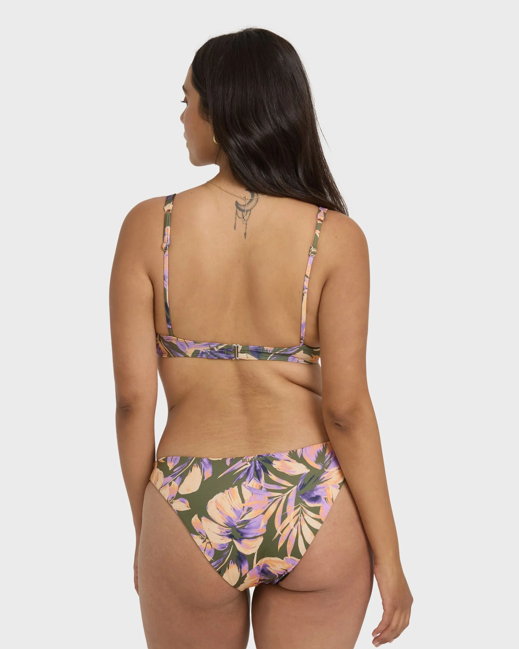 Drifting Coast Reversible Tropic Bikini Bottom - Luv Army sold by Billabong