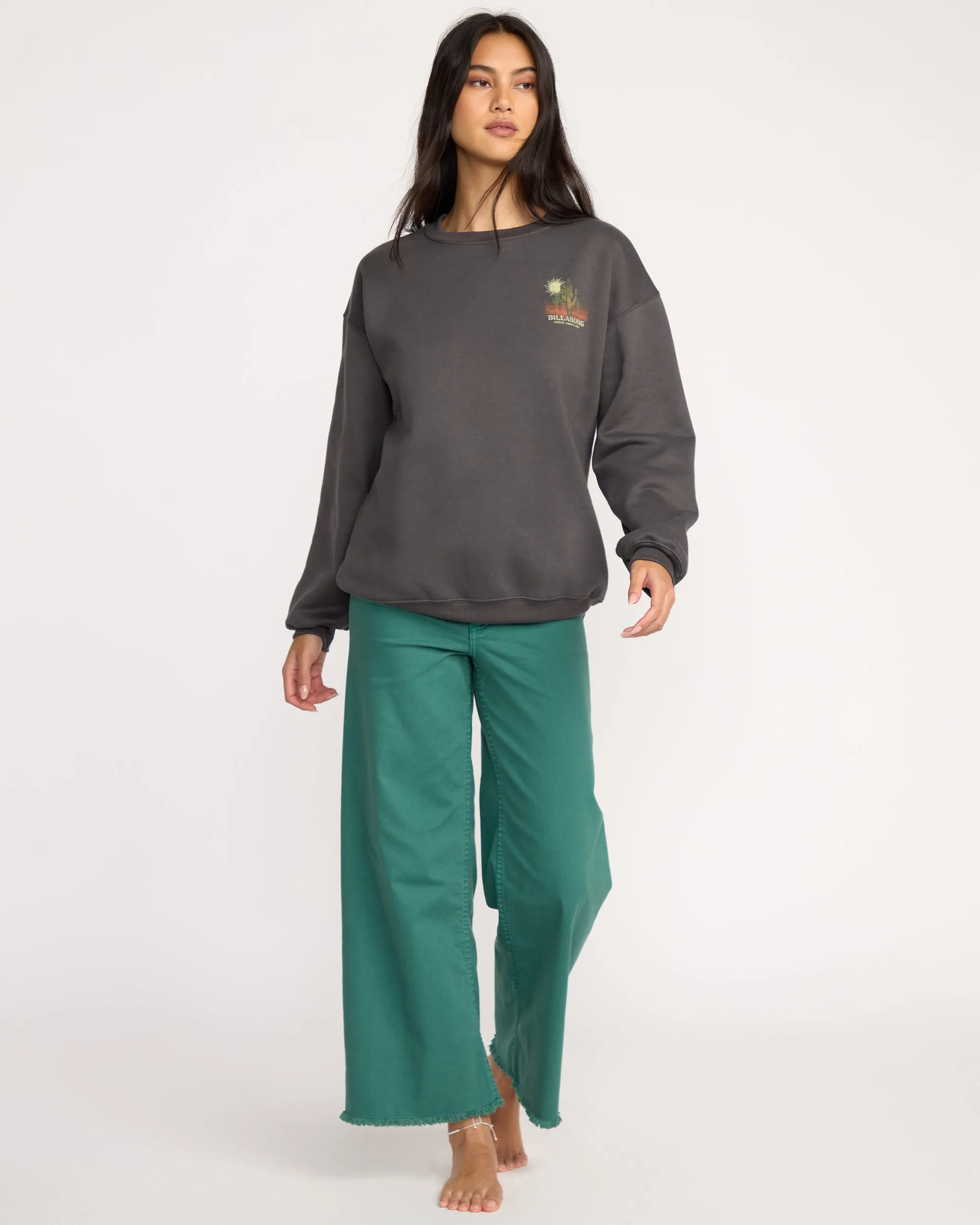 Desert Break Crewneck Sweatshirt - Off Black sold by Billabong product image thumbnail 4