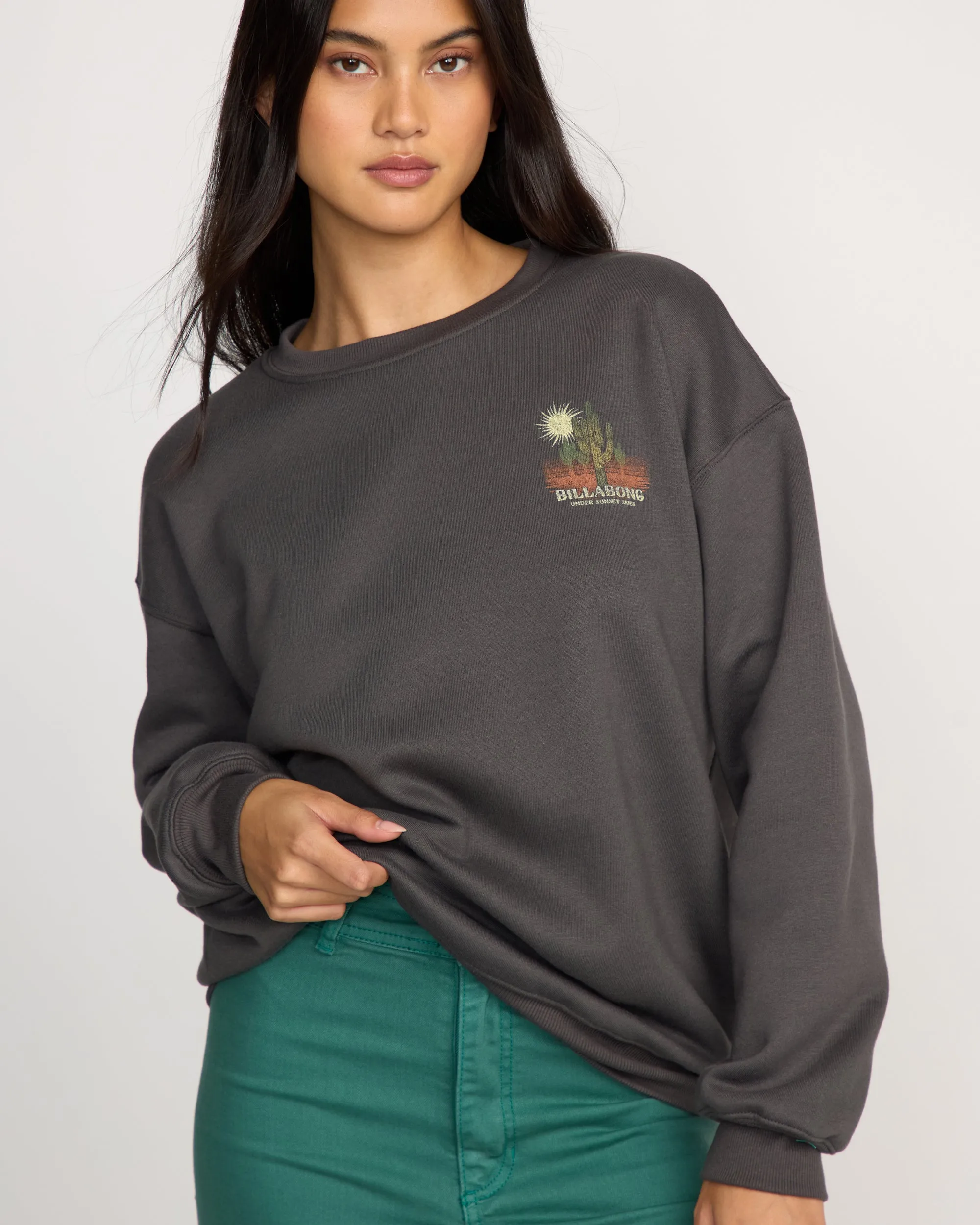 Desert Break Crewneck Sweatshirt - Off Black sold by Billabong product image thumbnail 5