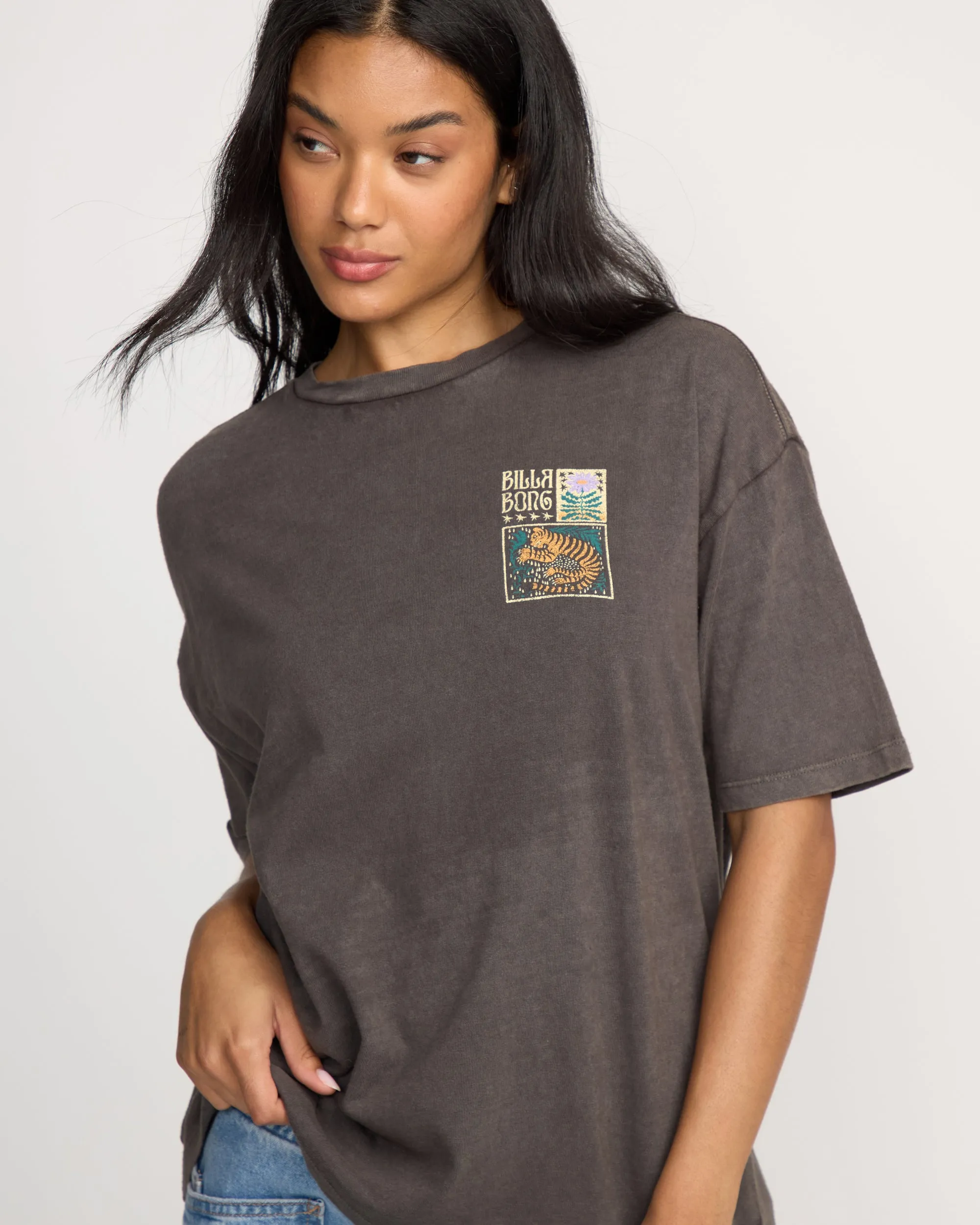 Daydream Away T-Shirt - Off Black sold by Billabong product image thumbnail 5