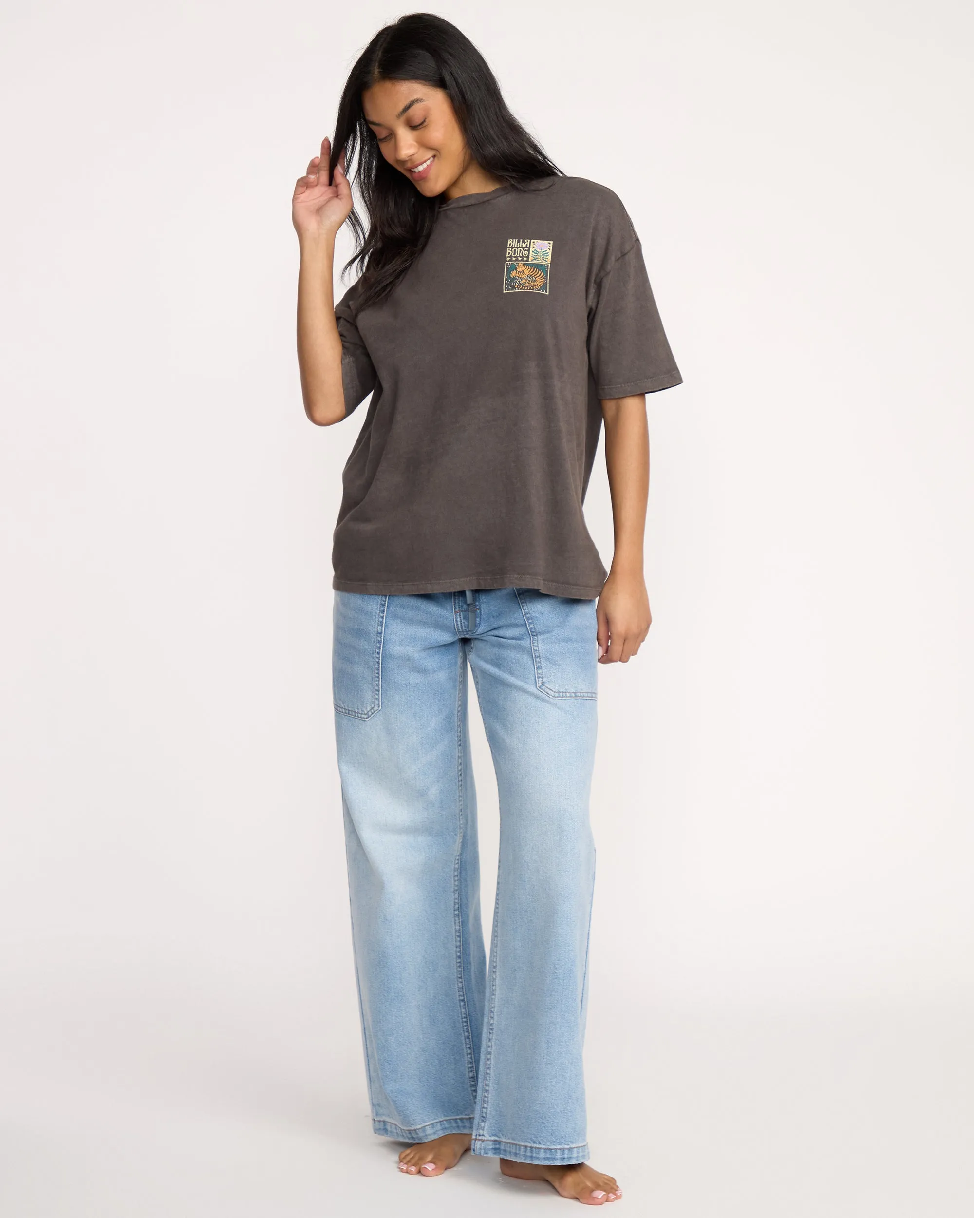 Daydream Away T-Shirt - Off Black sold by Billabong product image thumbnail 4