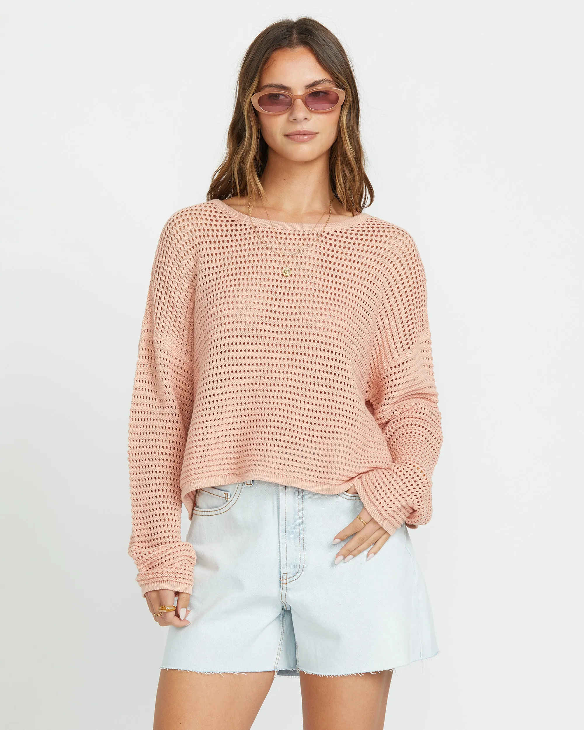 Daybreak Sweater - Faded Rose sold by Billabong