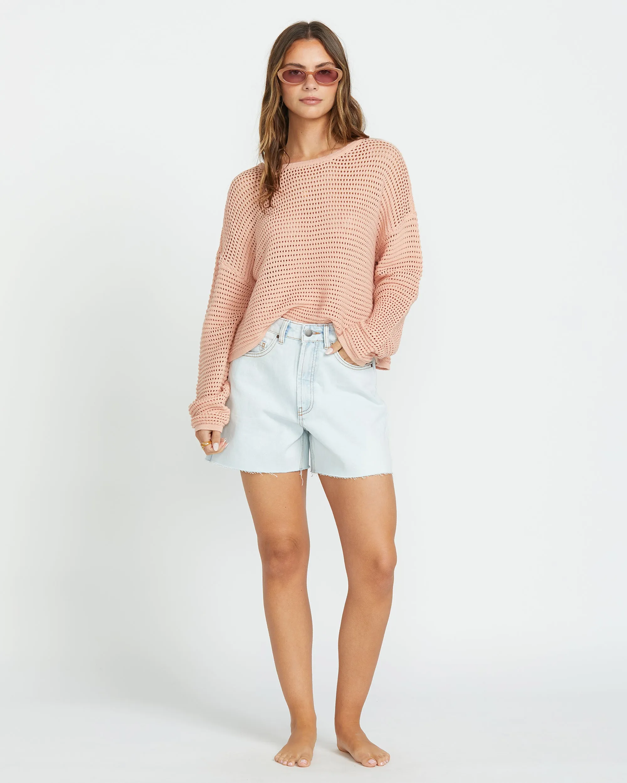 Daybreak Sweater - Faded Rose sold by Billabong product image thumbnail 4