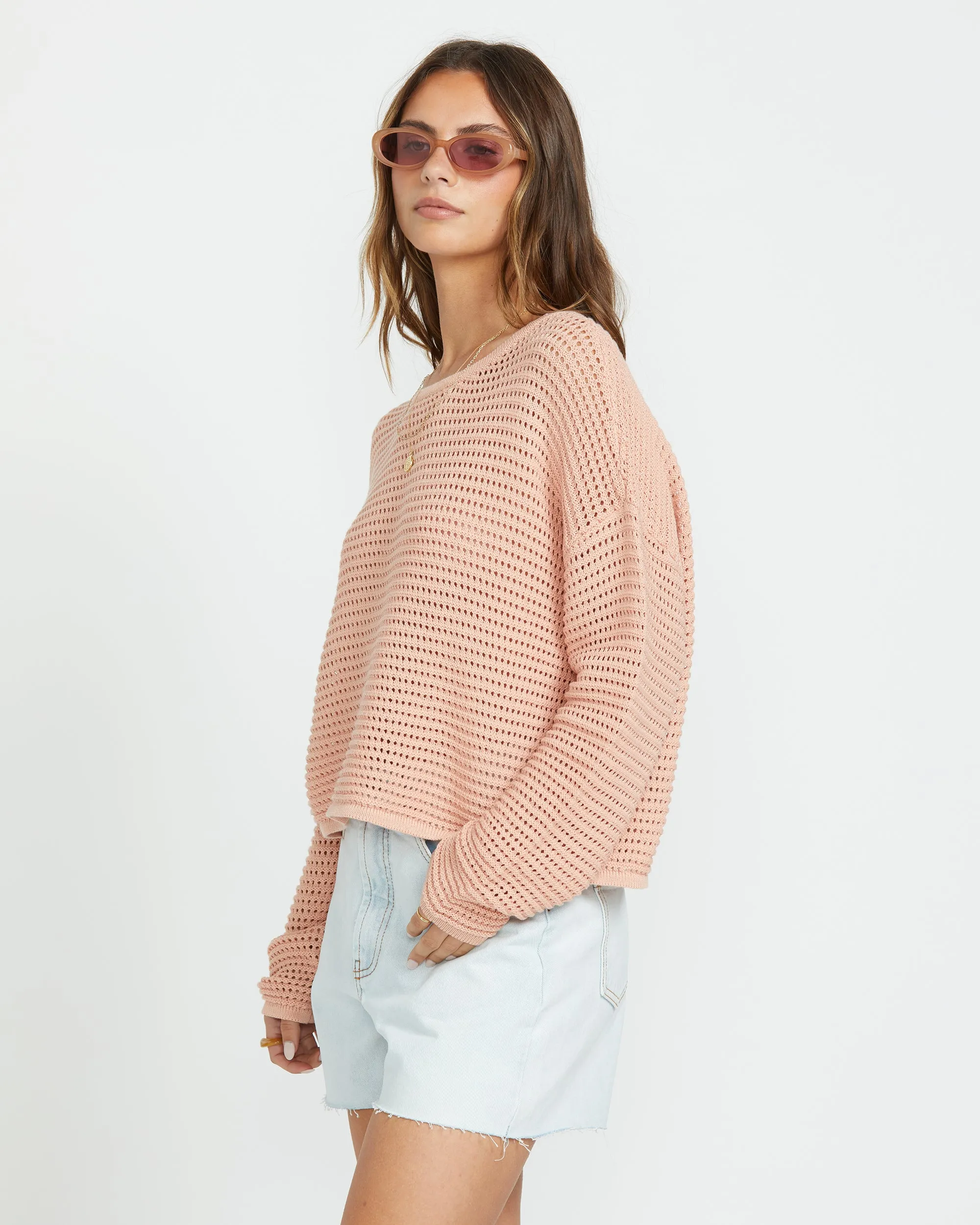 Daybreak Sweater - Faded Rose sold by Billabong product image thumbnail 3