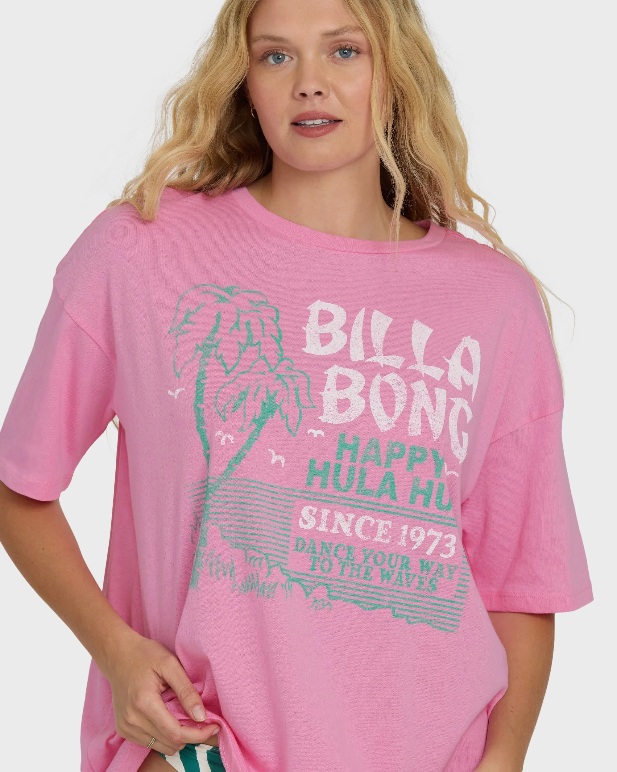 Dance Your Way Short Sleeve T-Shirt - Paradise Pink sold by Billabong product image thumbnail 4