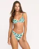 All The Waves Skimpy Hike Bikini Bottom - Evergreen sold by Billabong