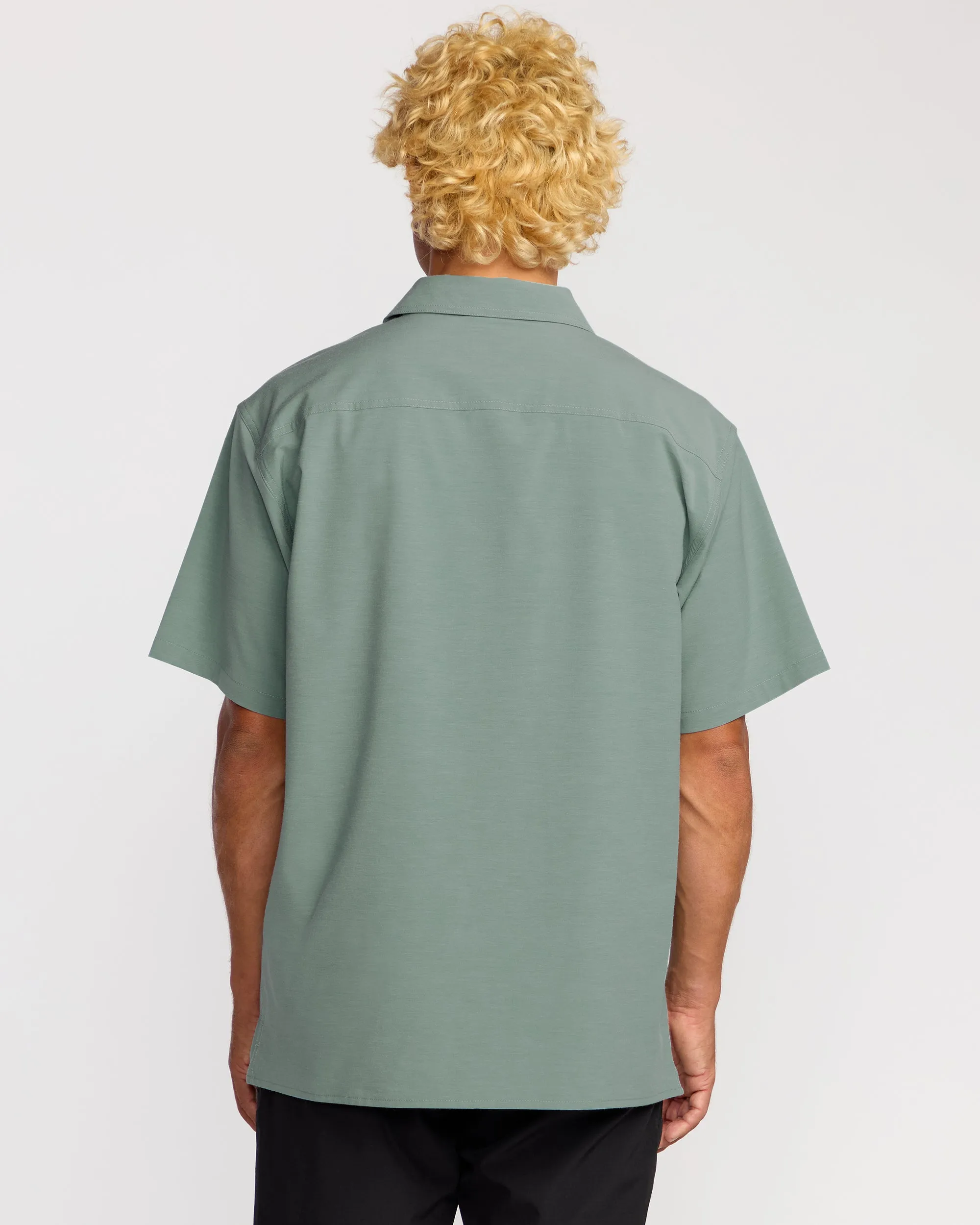 Surftrek Transit Short Sleeve Shirt - Sea Blue sold by Billabong product image thumbnail 2