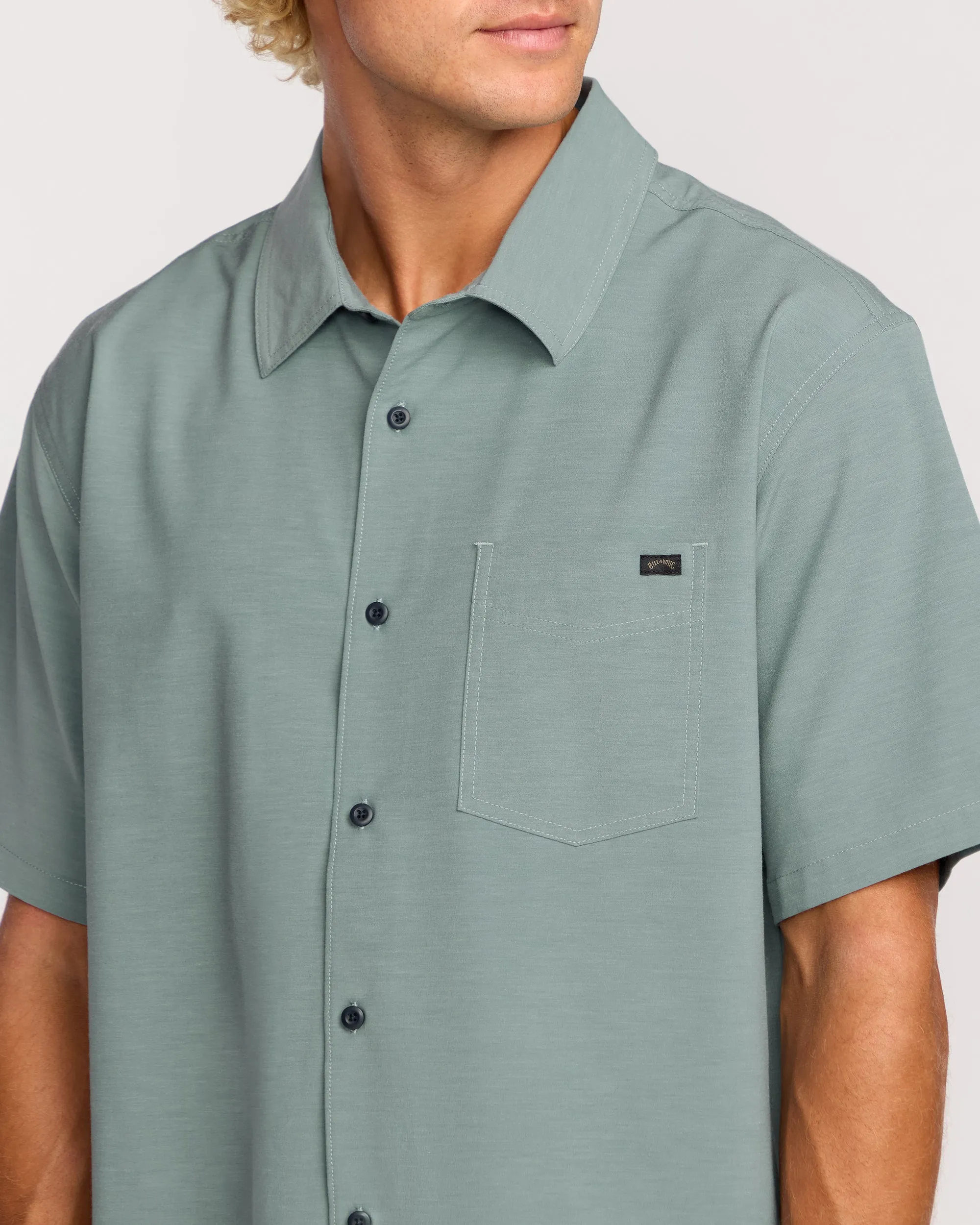 Surftrek Transit Short Sleeve Shirt - Sea Blue sold by Billabong product image thumbnail 5