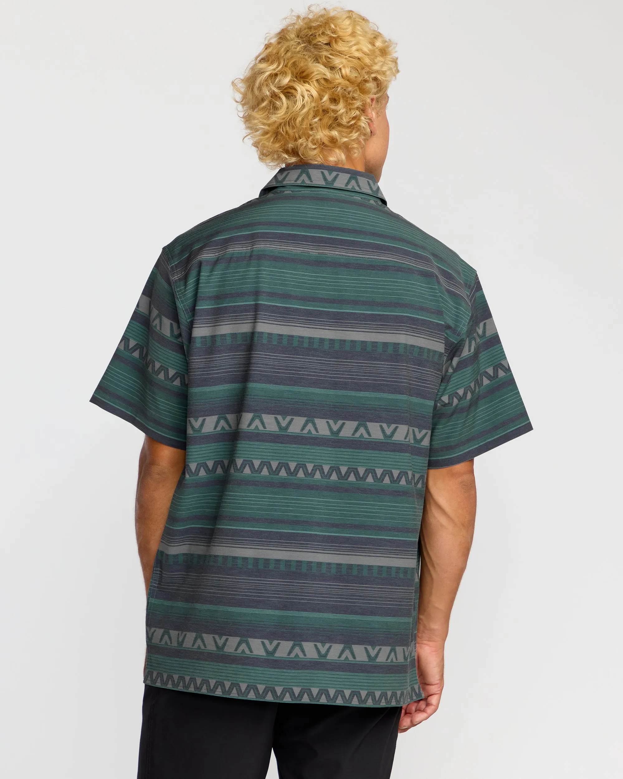 Surftrek Transit Short Sleeve Shirt - Navy sold by Billabong product image thumbnail 2