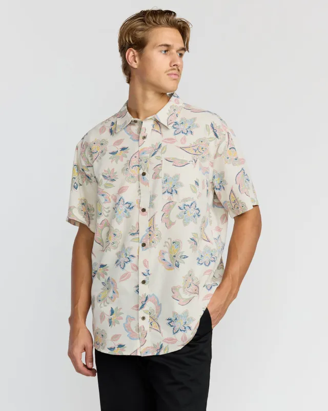 Sundays Short Sleeve Shirt - Sand sold by Billabong