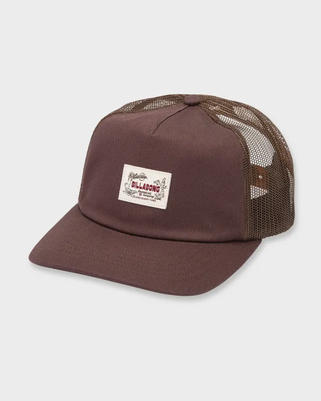 Lounge Trucker Hat - Brown sold by Billabong
