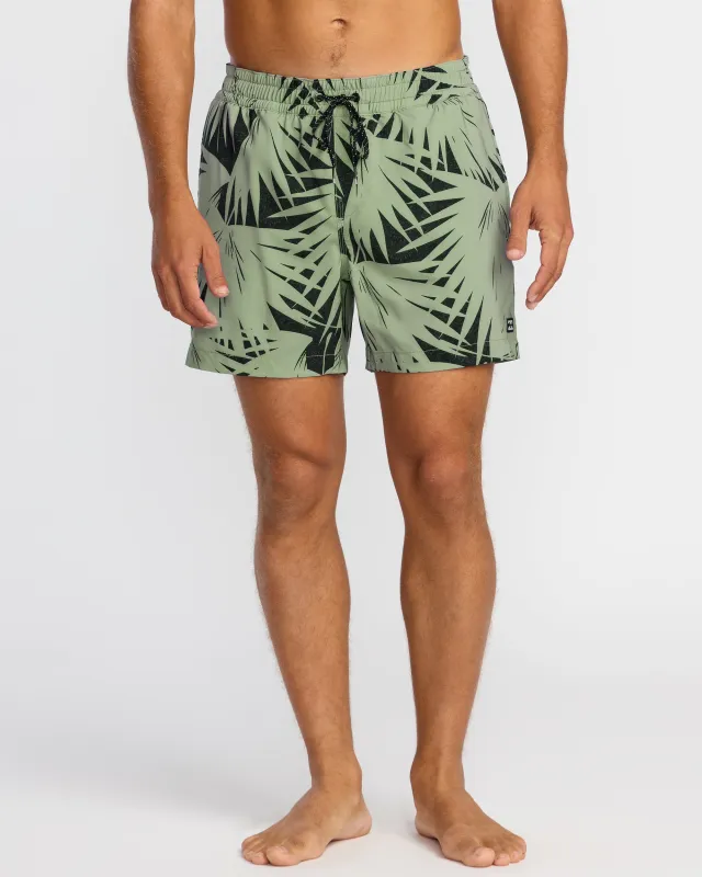 Lineup Laybacks 16" Trunks - Spearmint sold by Billabong