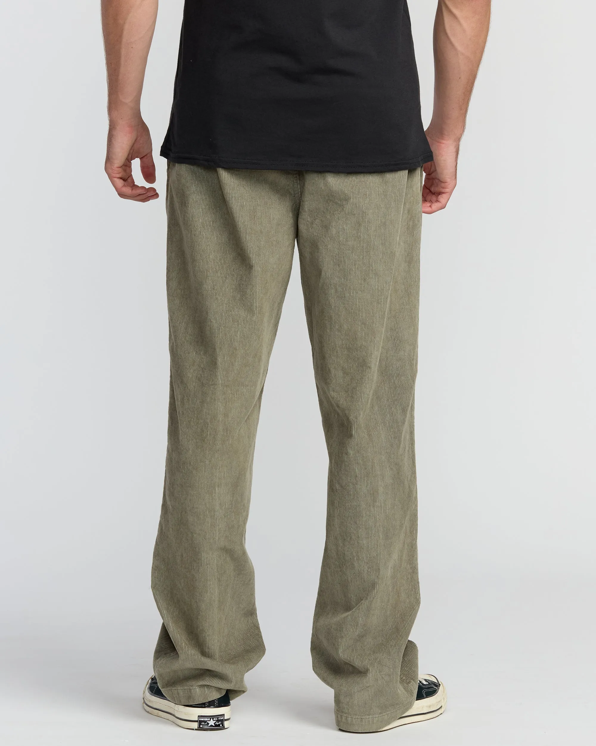 Larry Elastic Waist Corduroy Pants - Green Ash sold by Billabong product image thumbnail 2