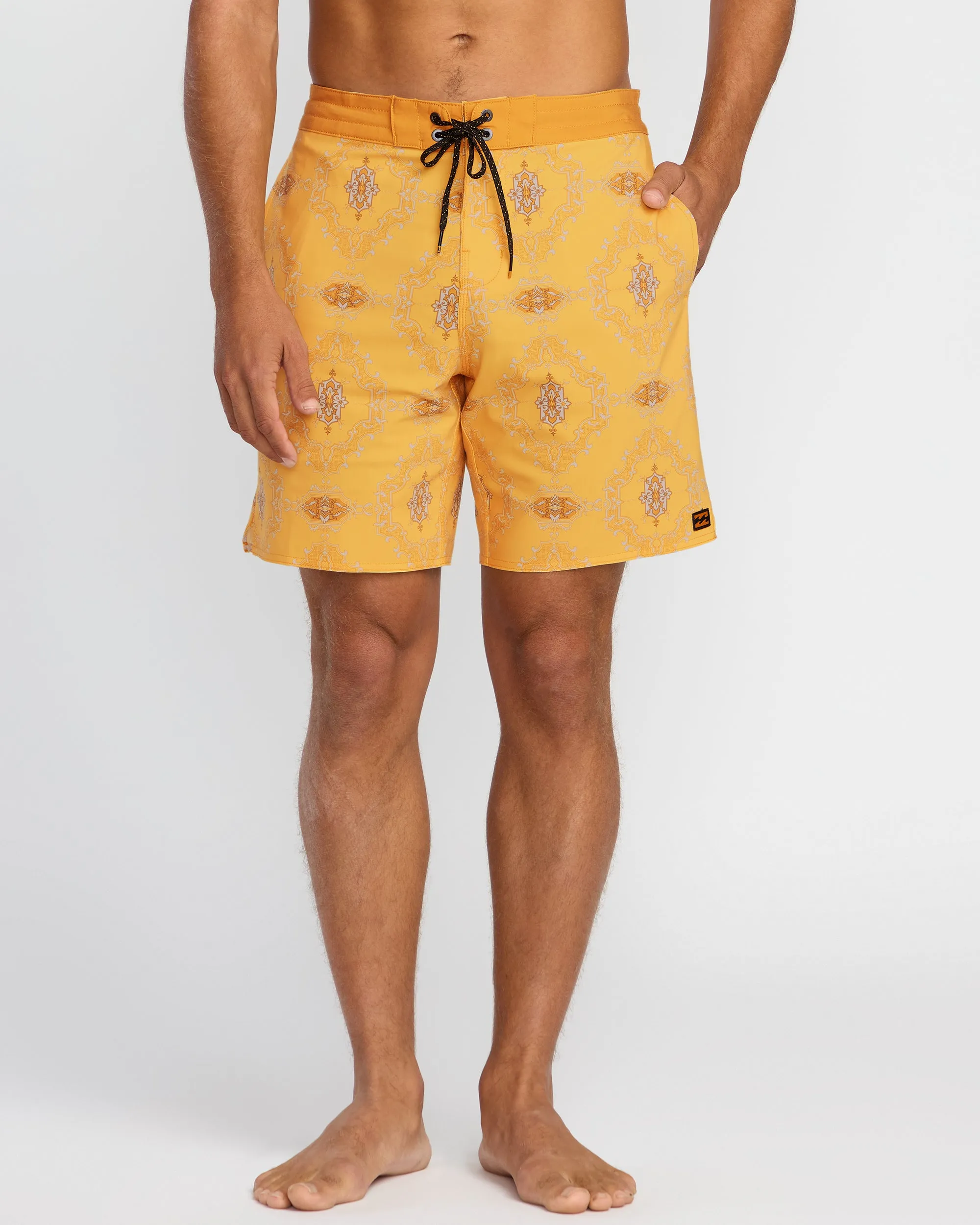 Good Times Lo Tide 18" Boardshorts - Dust Yellow sold by Billabong
