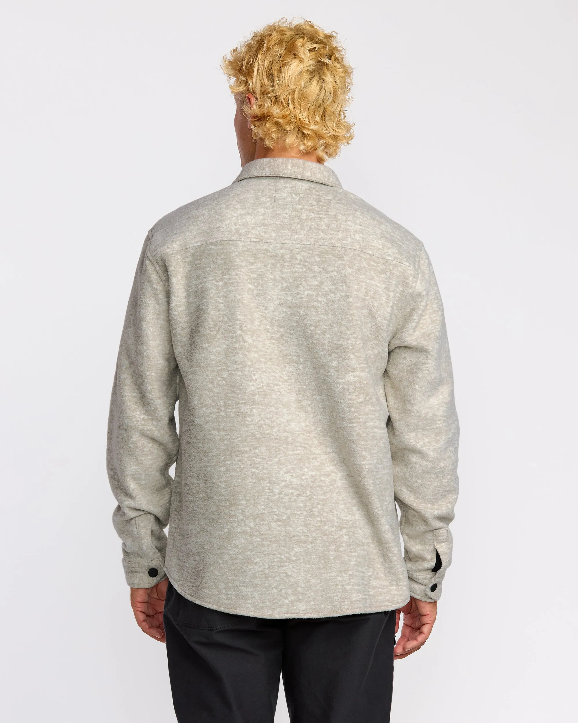 Furnace Long Sleeve Flannel Shirt - Gravel sold by Billabong product image thumbnail 2