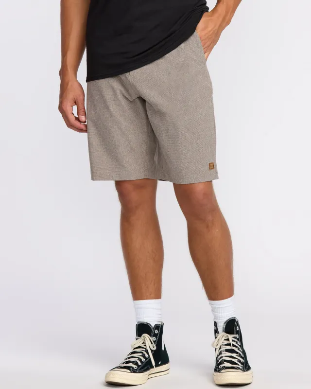 Crossfire Submersible 21" Hybrid Shorts - Tobacco sold by Billabong