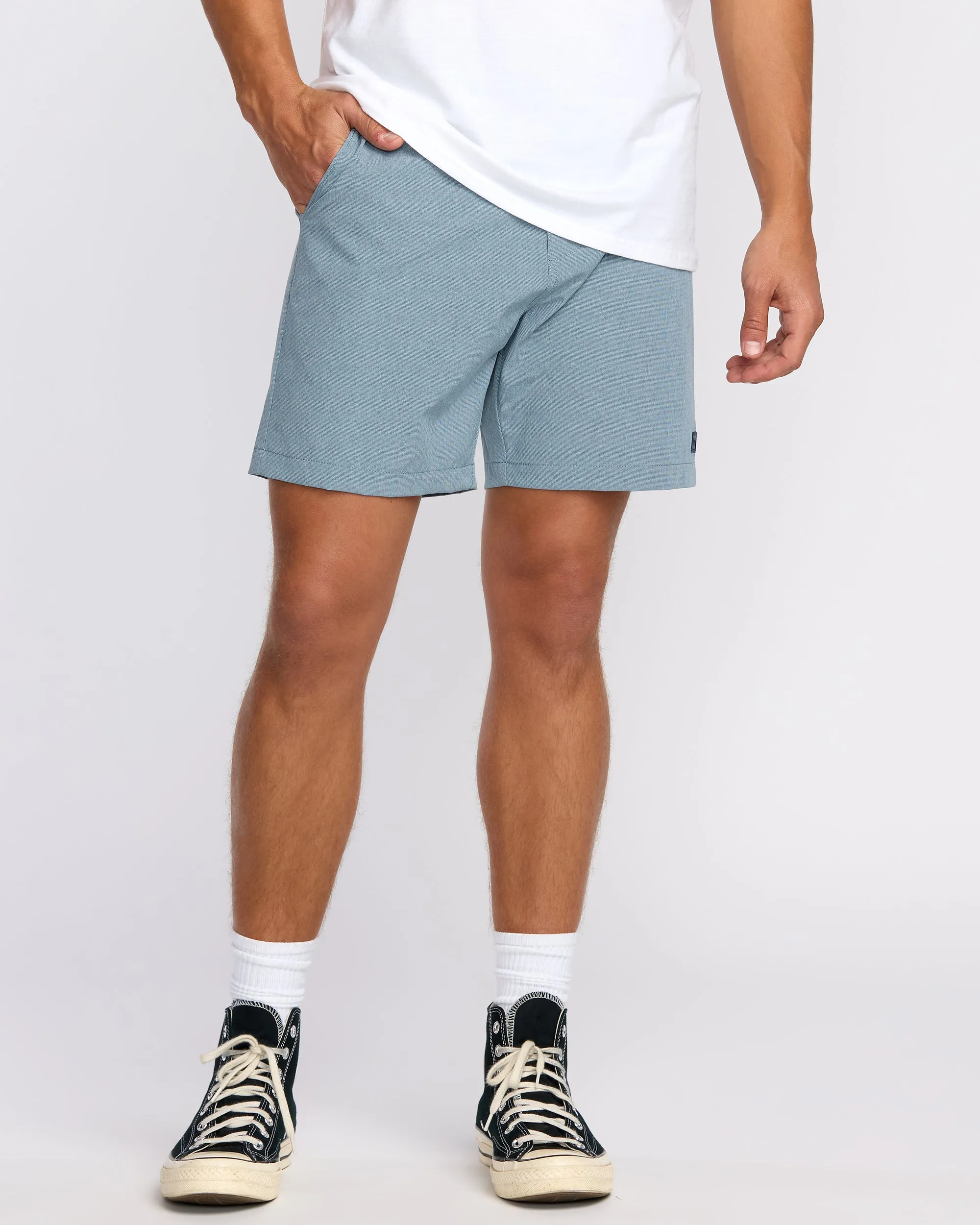 Crossfire Submersible 17" Hybrid Shorts - Slate Blue sold by Billabong