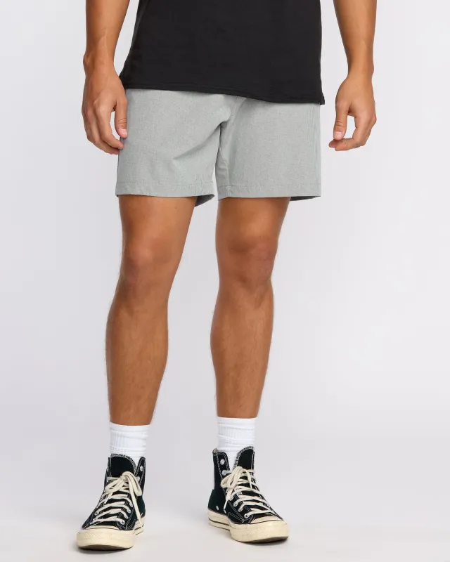 Crossfire Submersible 17" Hybrid Shorts - Green Ash sold by Billabong