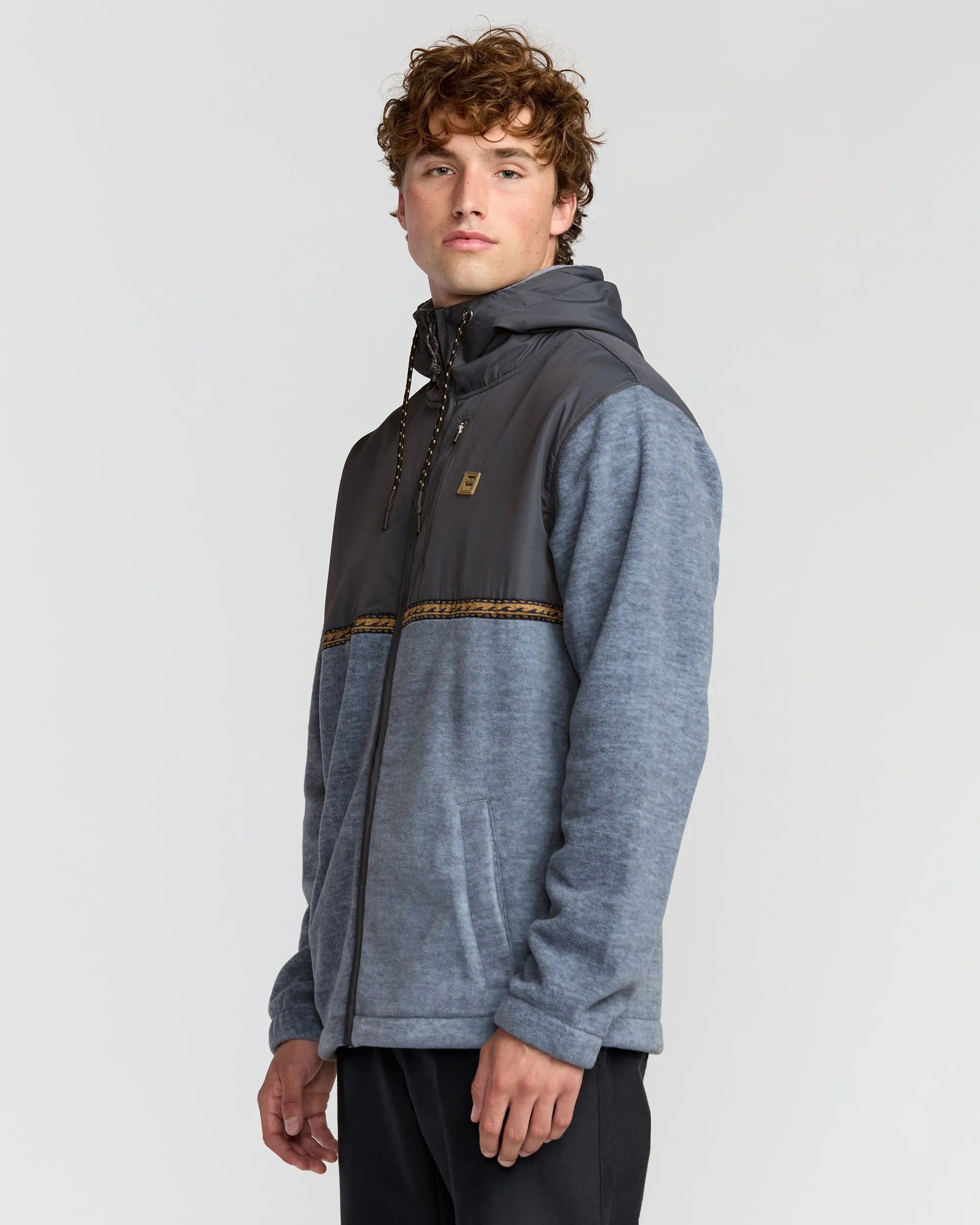 Boundary Lite Zip Sweatshirt - Steel Blue sold by Billabong product image thumbnail 3