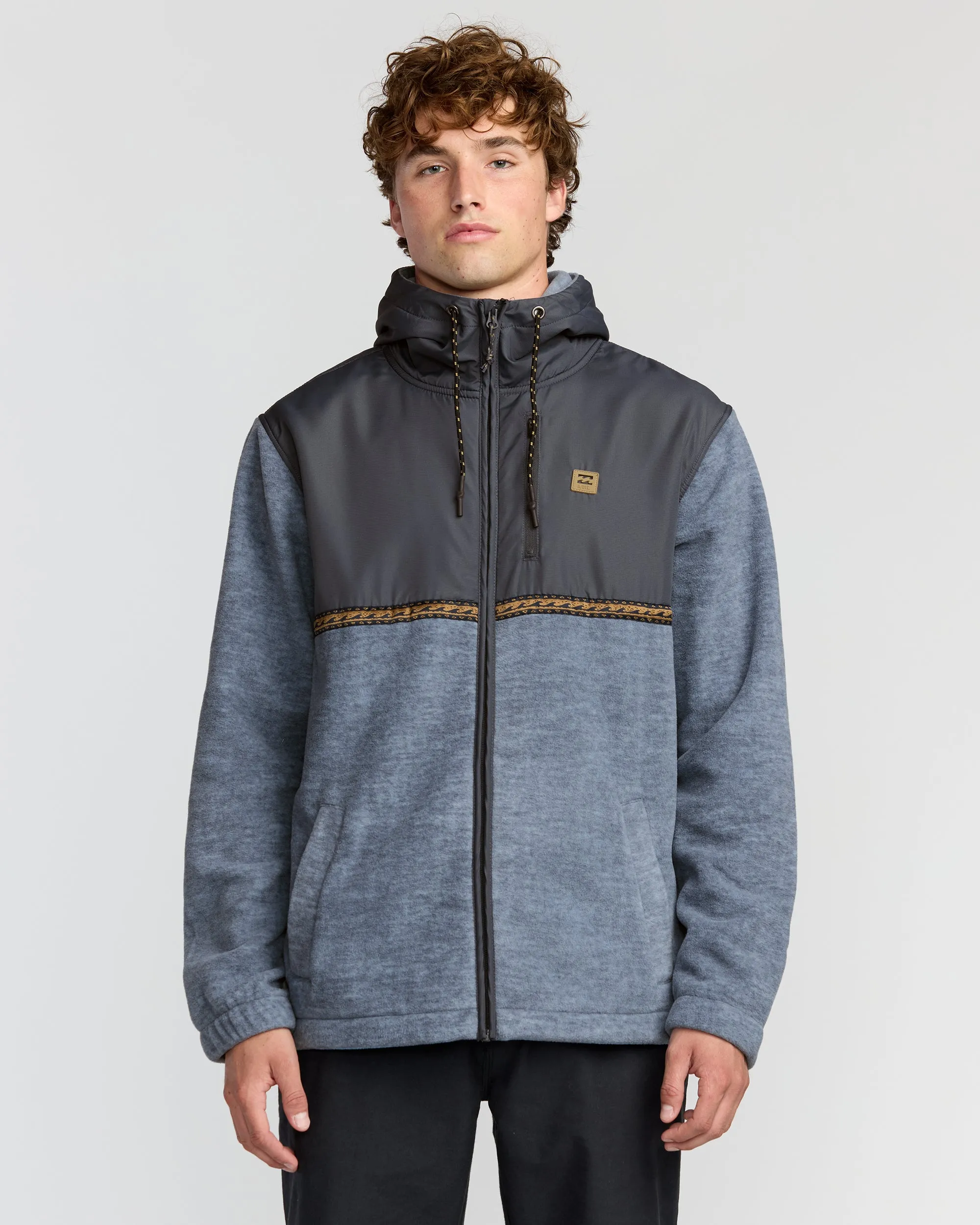 Boundary Lite Zip Sweatshirt - Steel Blue sold by Billabong