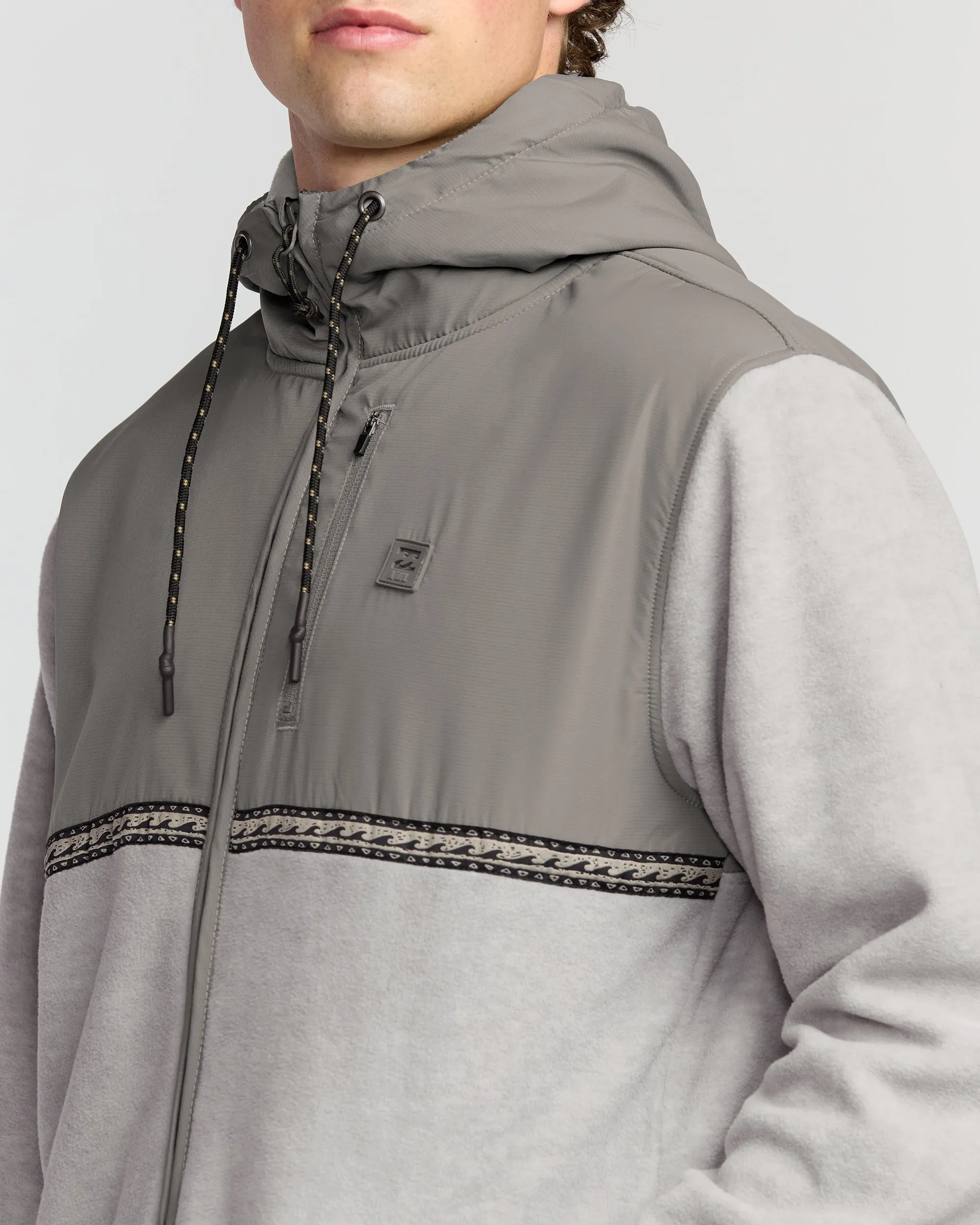 Boundary Lite Zip Sweatshirt - Gray Heather sold by Billabong product image thumbnail 5