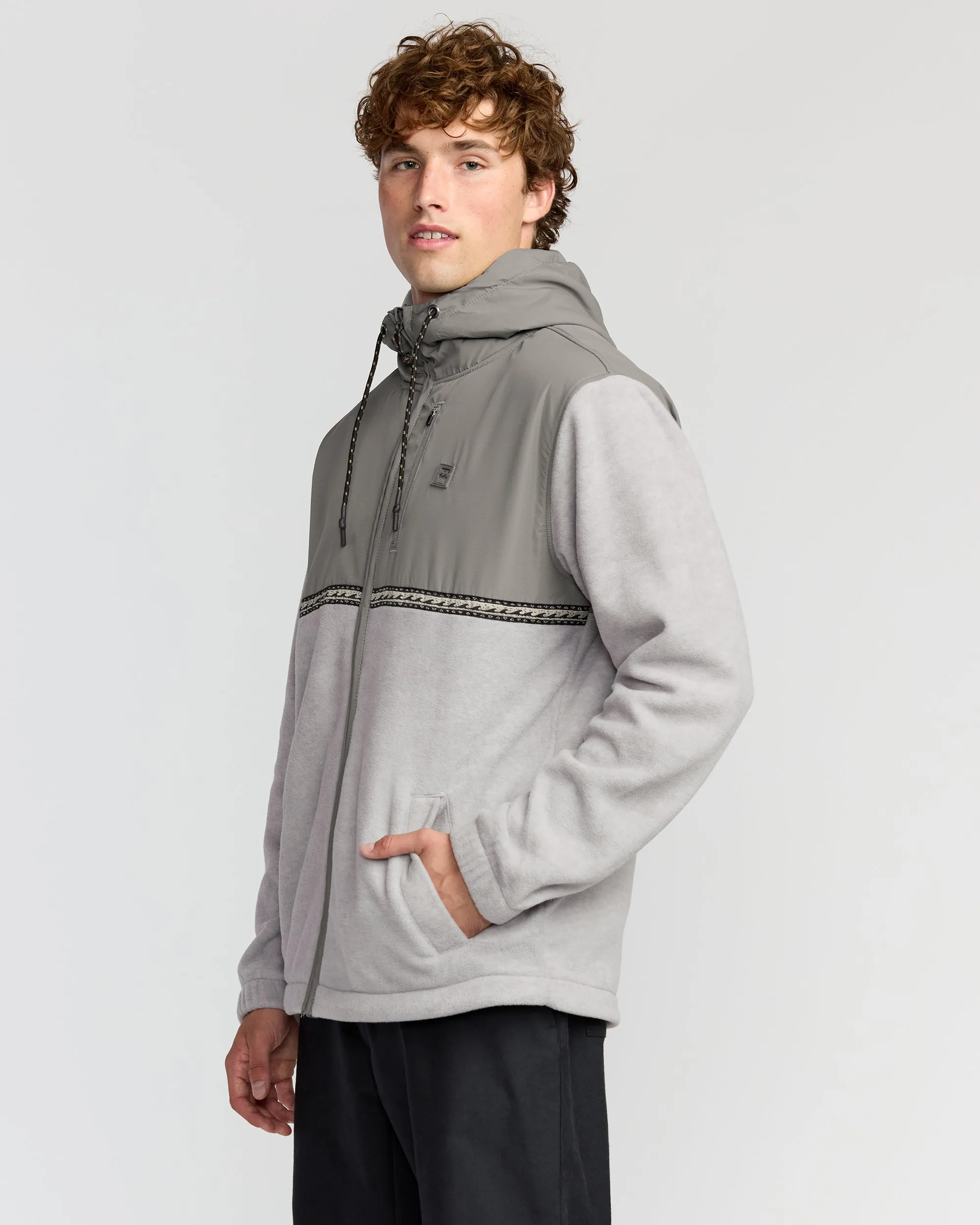 Boundary Lite Zip Sweatshirt - Gray Heather sold by Billabong product image thumbnail 3