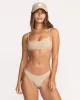 Tanlines Jaclyn Crop Bikini Top - Cobblestone sold by Billabong
