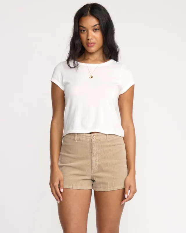 Free Fall Corduroy Shorts - Cobblestone sold by Billabong