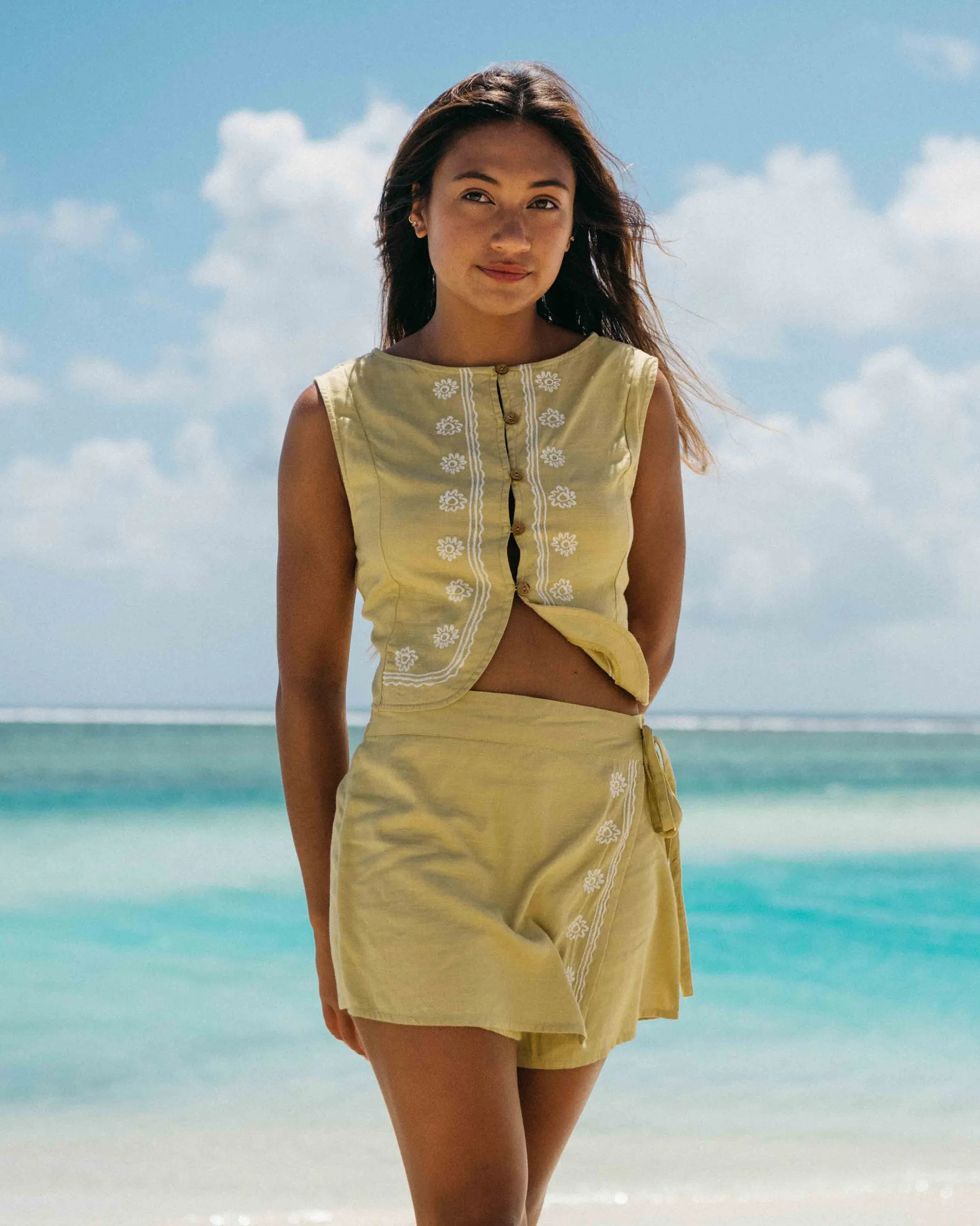 Your Crush Shirt - Light Olive sold by Billabong