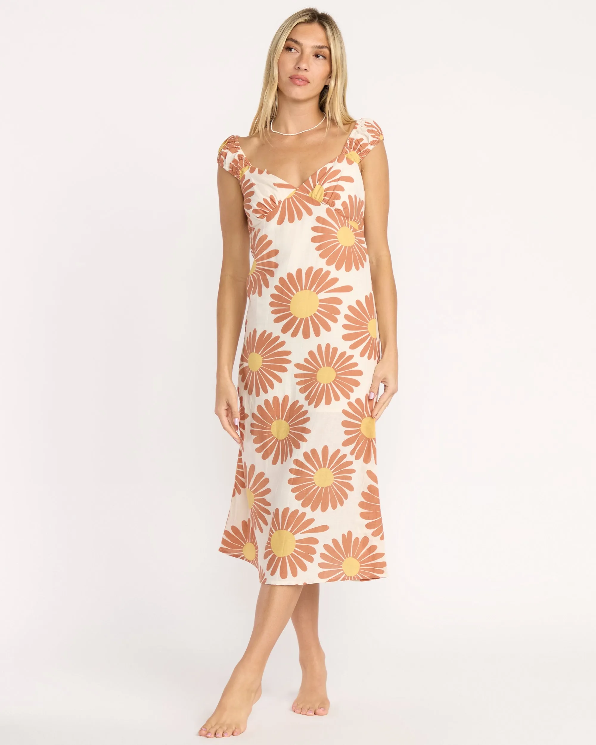 Shine On Midi Dress - Whitecap sold by Billabong