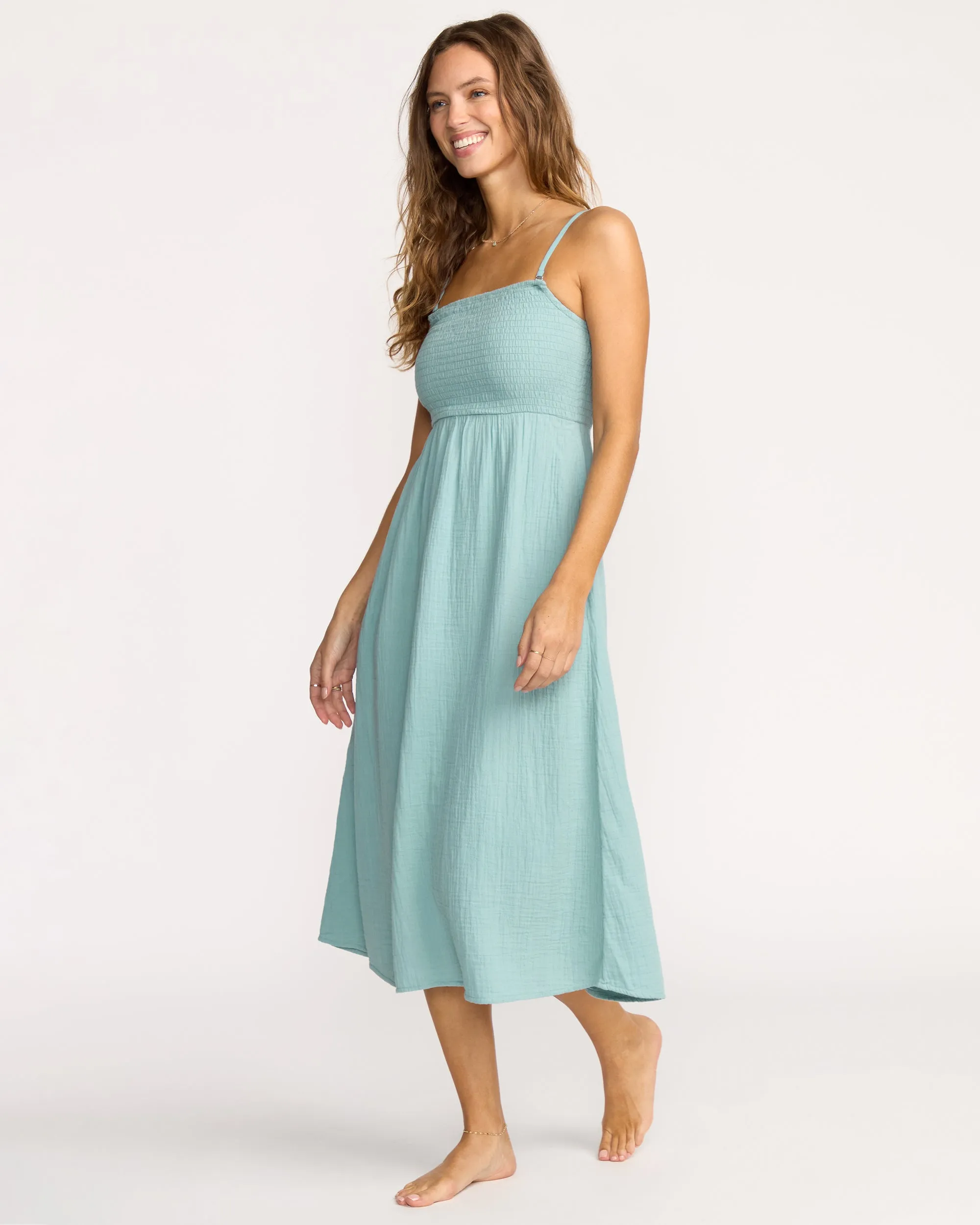 Off The Coast Dress - Blue Fog sold by Billabong product image thumbnail 4