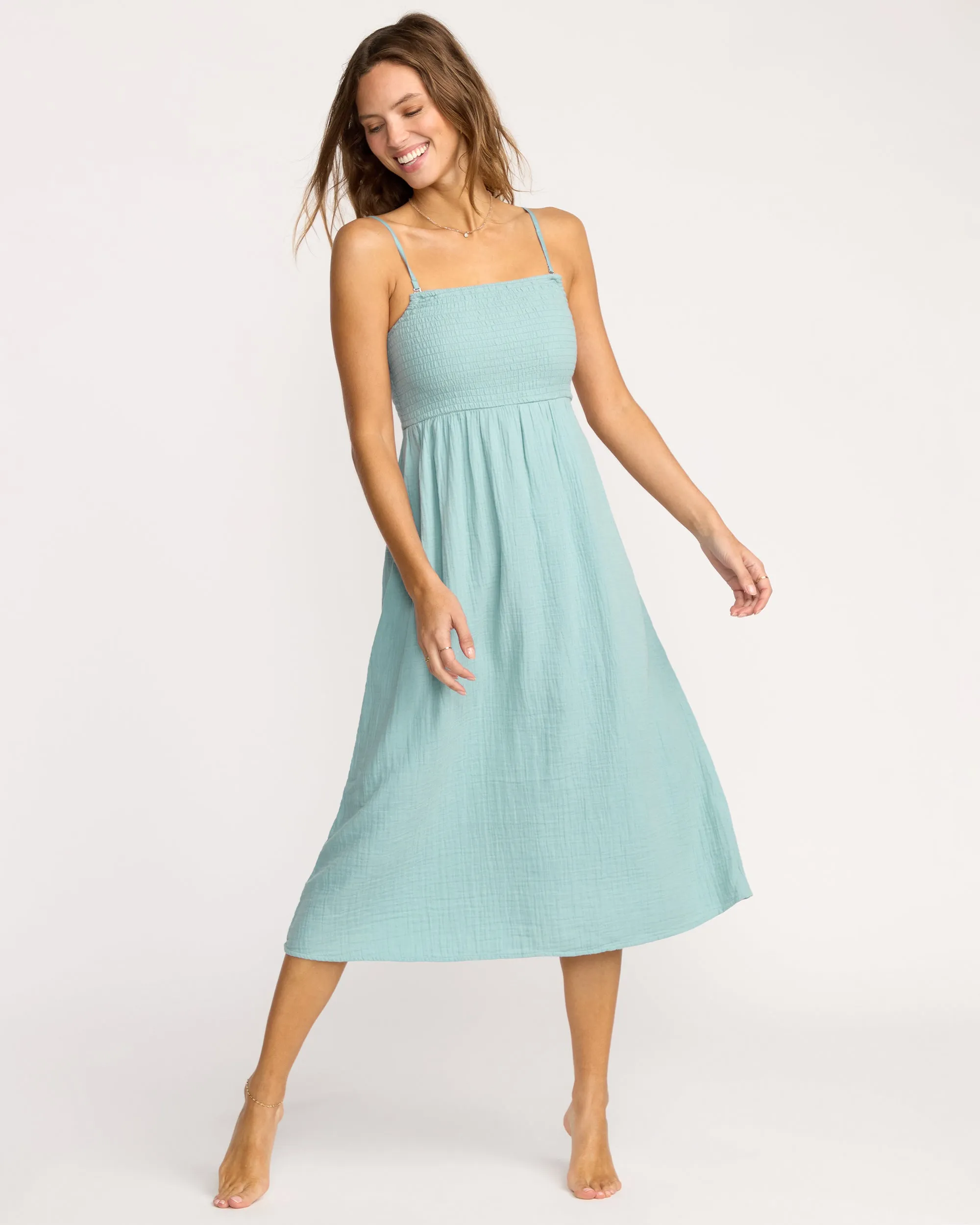 Off The Coast Dress - Blue Fog sold by Billabong product image thumbnail 5