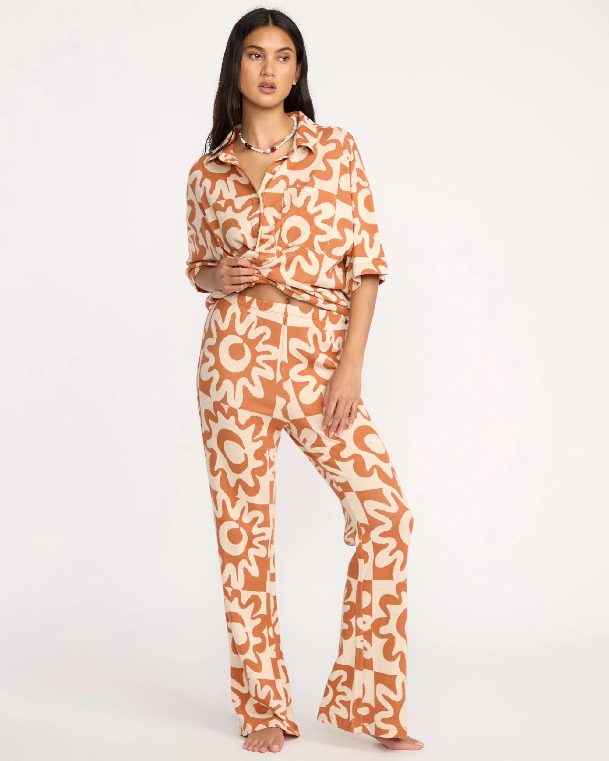 Lost Waves Knit Pants - Sunburnt sold by Billabong product image thumbnail 2