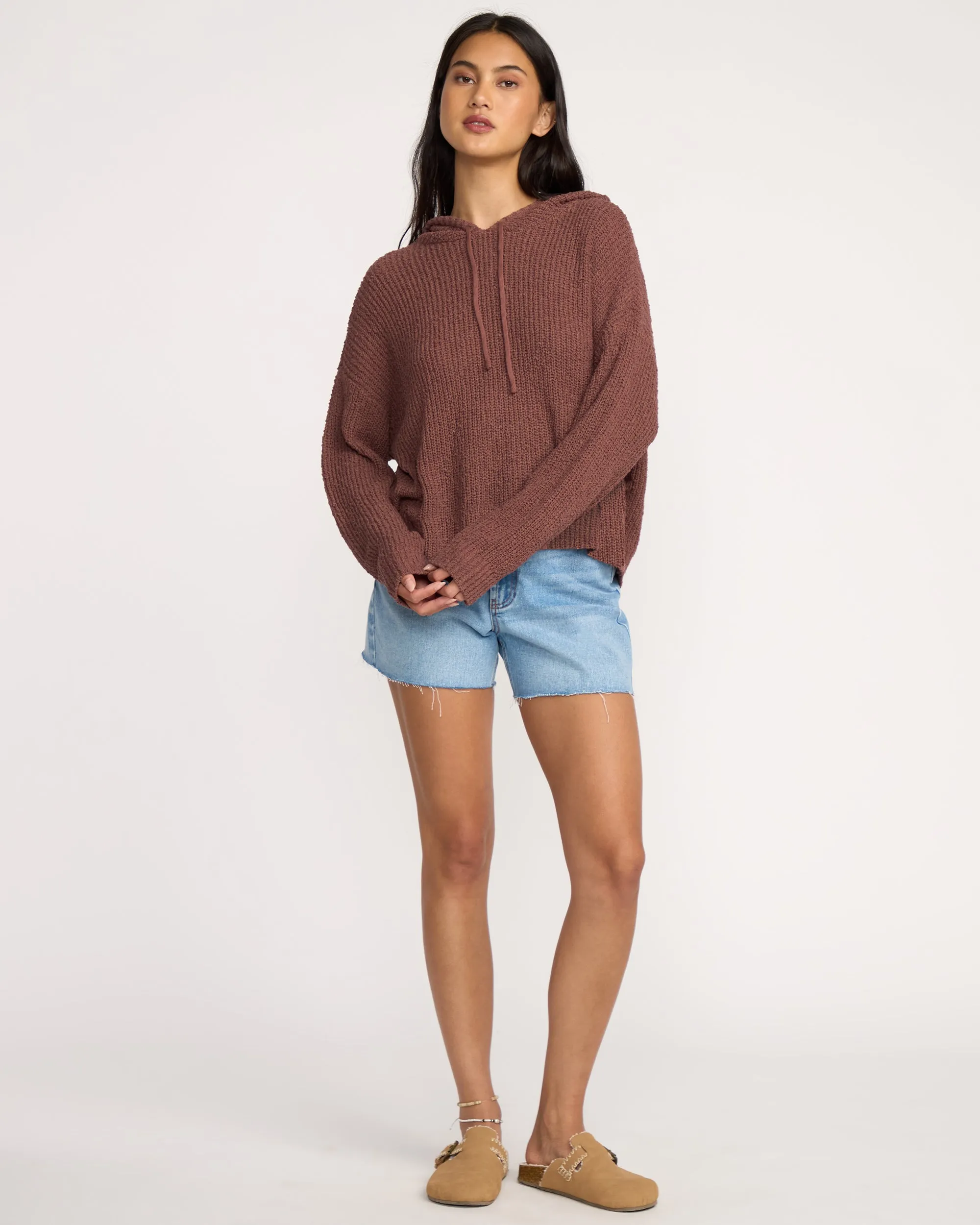 Hot Beachin Hooded Sweater - Espresso sold by Billabong product image thumbnail 4